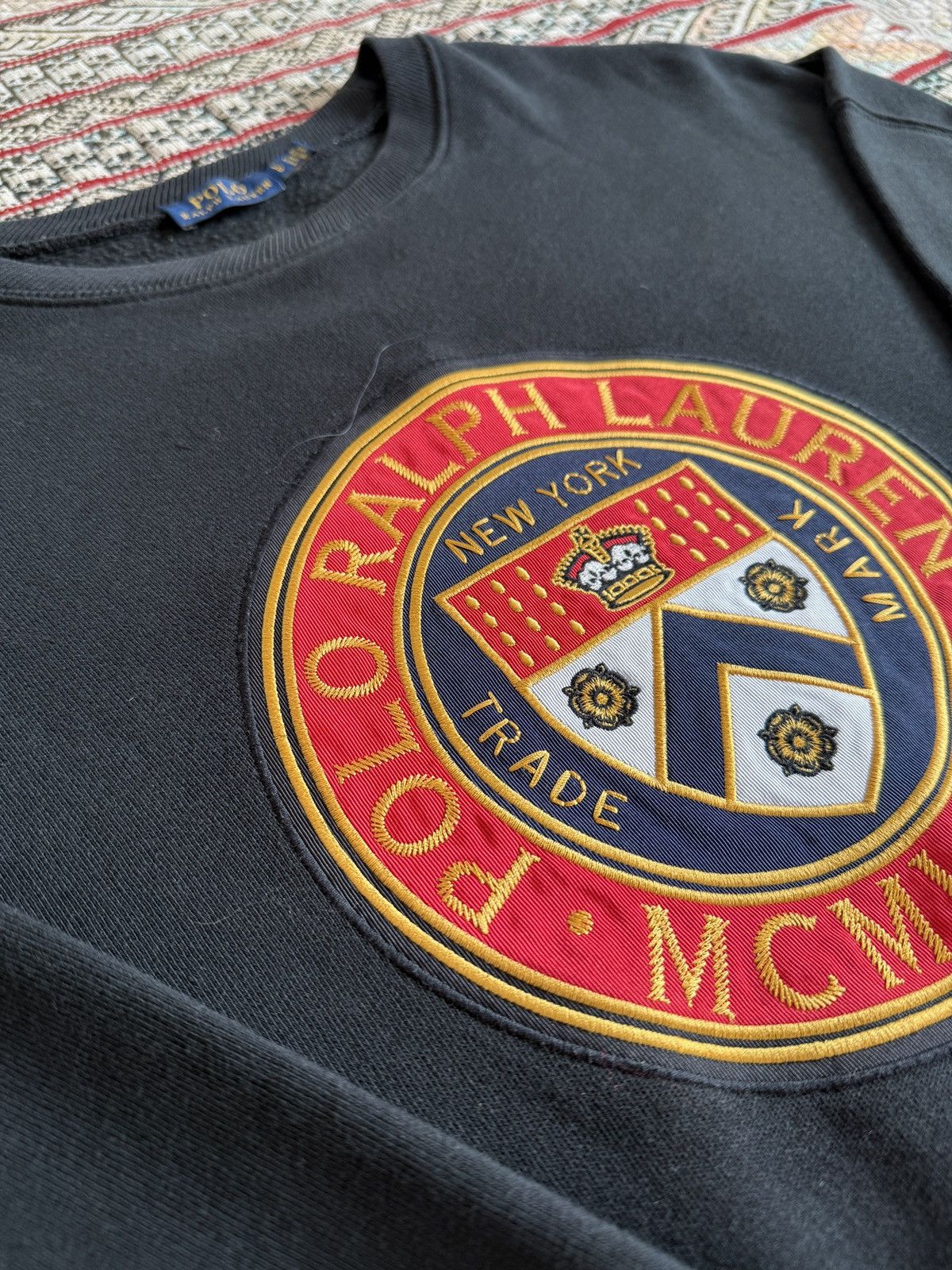 Polo Ralph Lauren Polo Ralph Lauren New York Trademark crewneck Size US L / EU 52-54 / 3 - 2 Thumbnail
