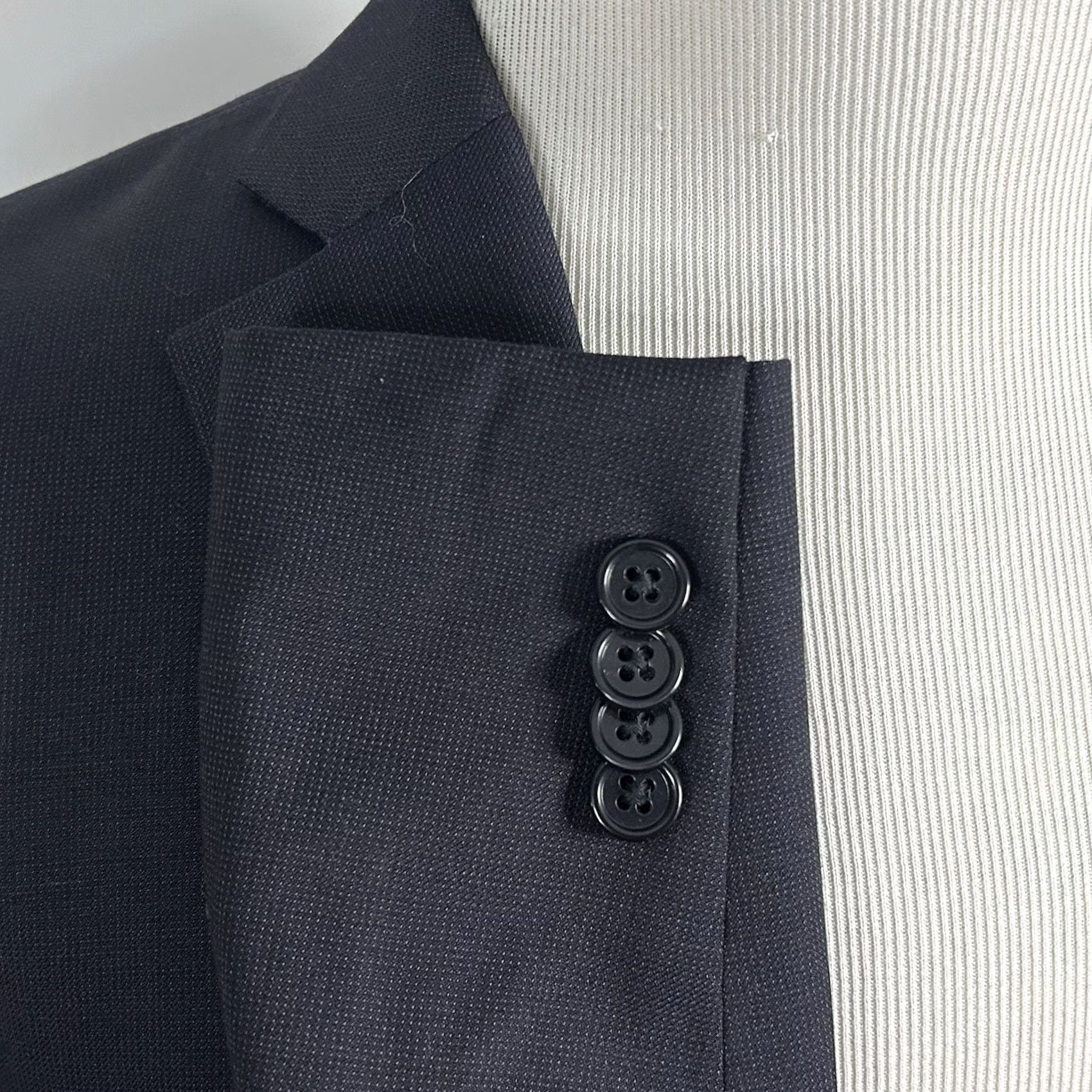 Michael Kors Michael Kors Sport Coat Wool Dark Navy Nailhead Two Button Double Vented 38R Men Regular Jacket Coat Mens Size US XS / EU 42 / 0 - 5 Thumbnail