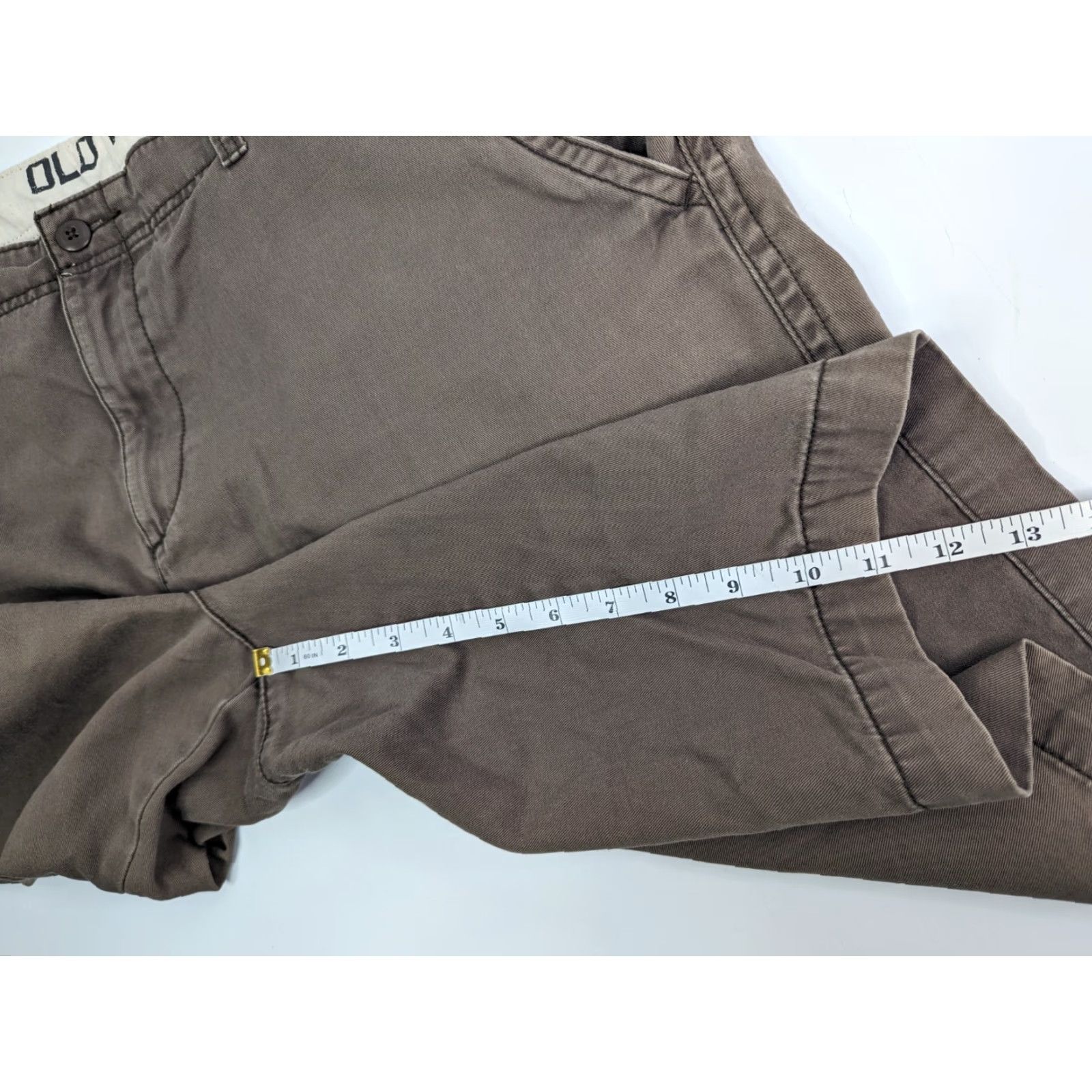 Old Navy Old Navy Brown Chino Shorts Men 42 Flat Front 100% Cotton Size US 42 / EU 58 - 3 Thumbnail