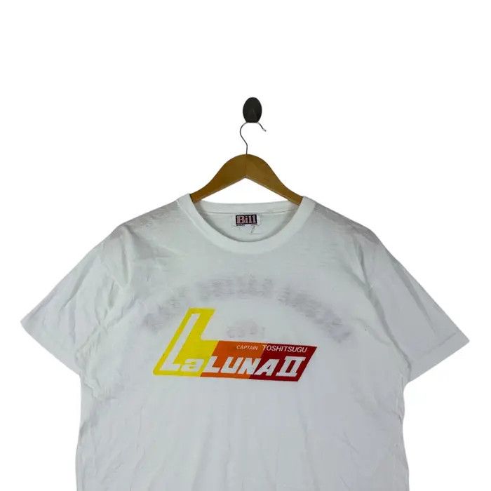 Vintage Vintage 1985 LALUNA RACING TEAM Toshitsugu Tee Shirt Size US L / EU 52-54 / 3 - 2 Thumbnail