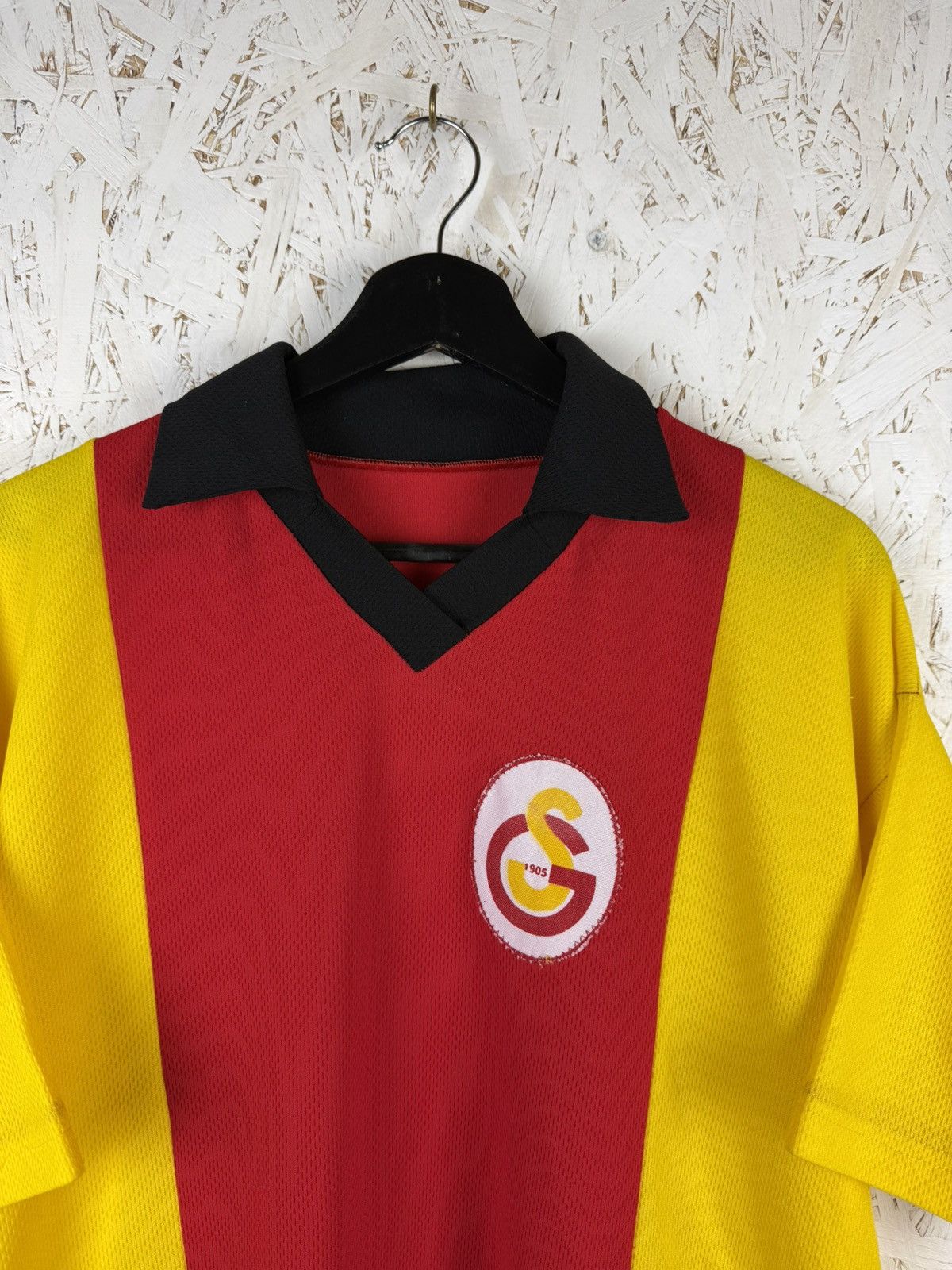 Vintage 80s 90s Galatasaray Retro #10 Handmade Rare Soccer Jersey Size US XL / EU 56 / 4 - 2 Thumbnail