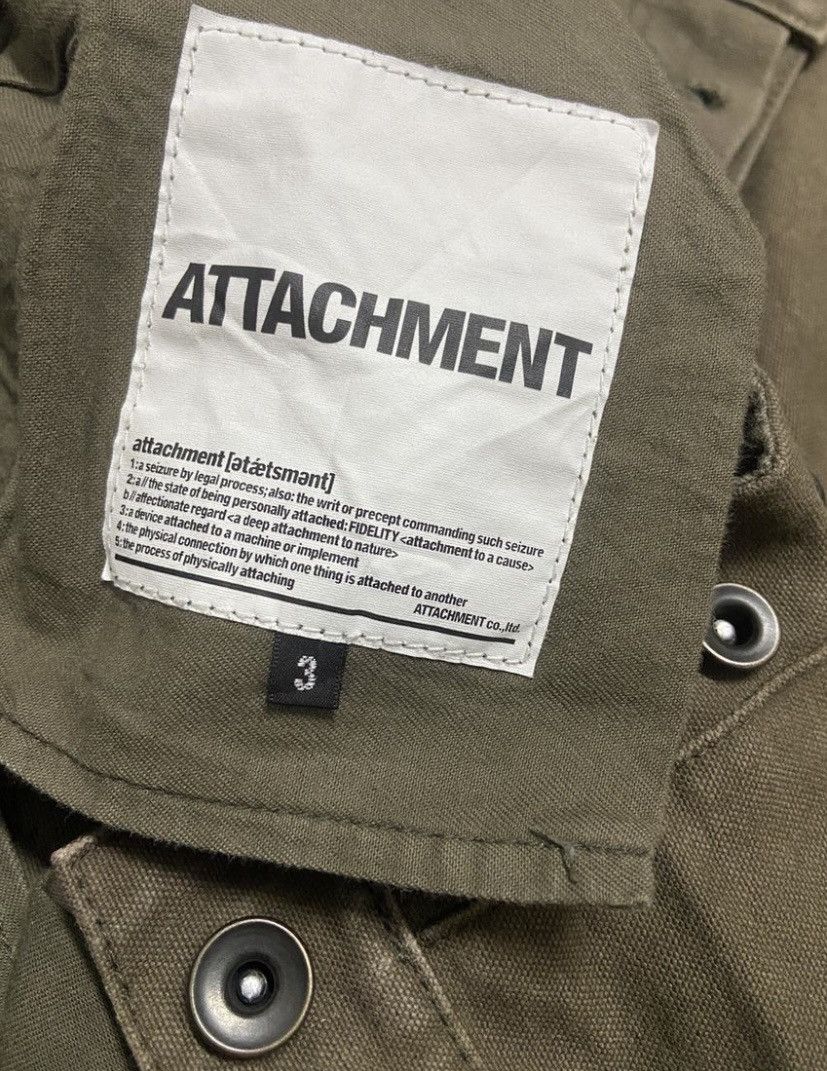 Kazuyuki Kumagai Attachment Attachment Japan Patina Waxed Cotton Duck Flare Cargo pants Size US 33 - 6 Thumbnail