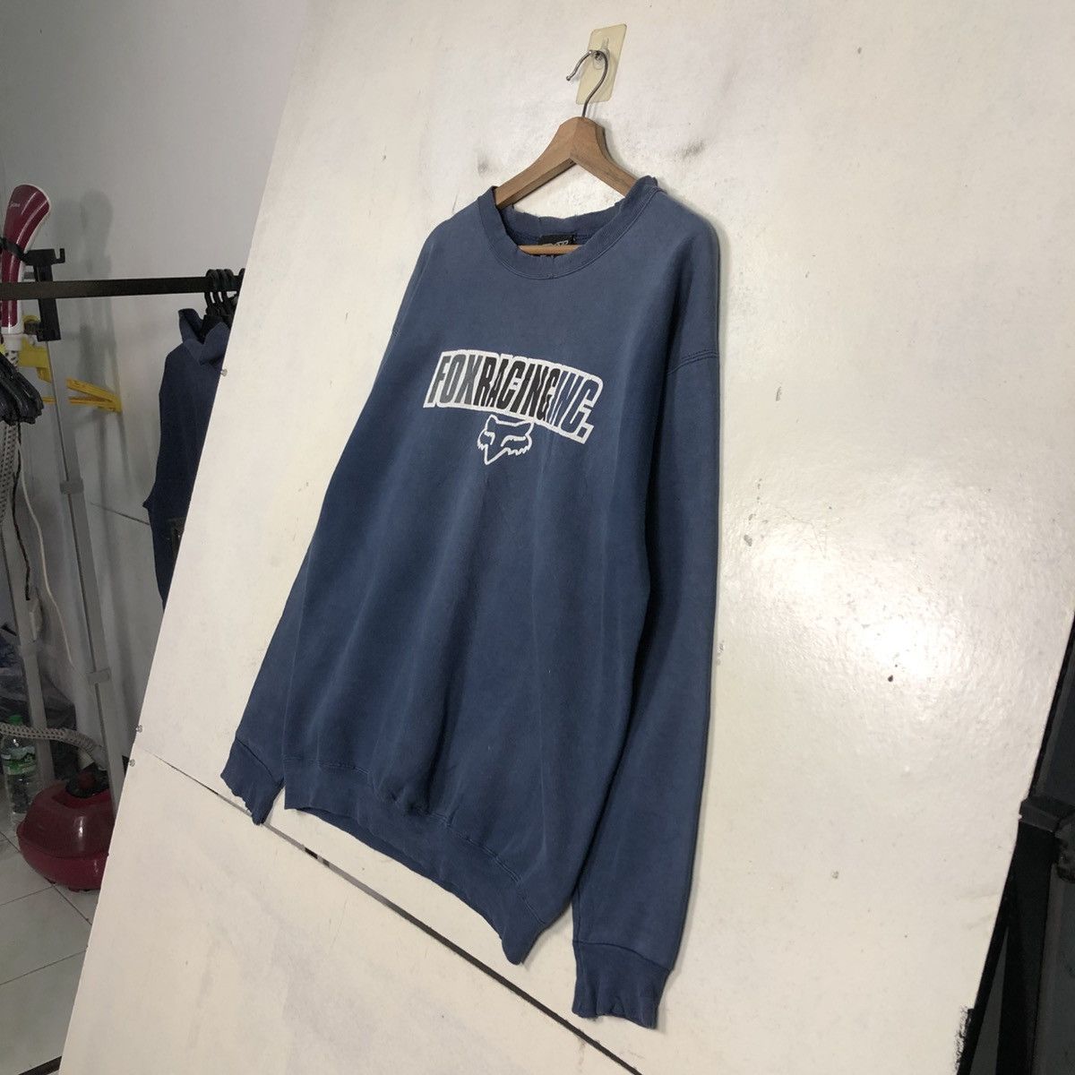 Fox Racing 📌Vintage Sweatshirt Fox Racing Big Logo Size US M / EU 48-50 / 2 - 4 Thumbnail