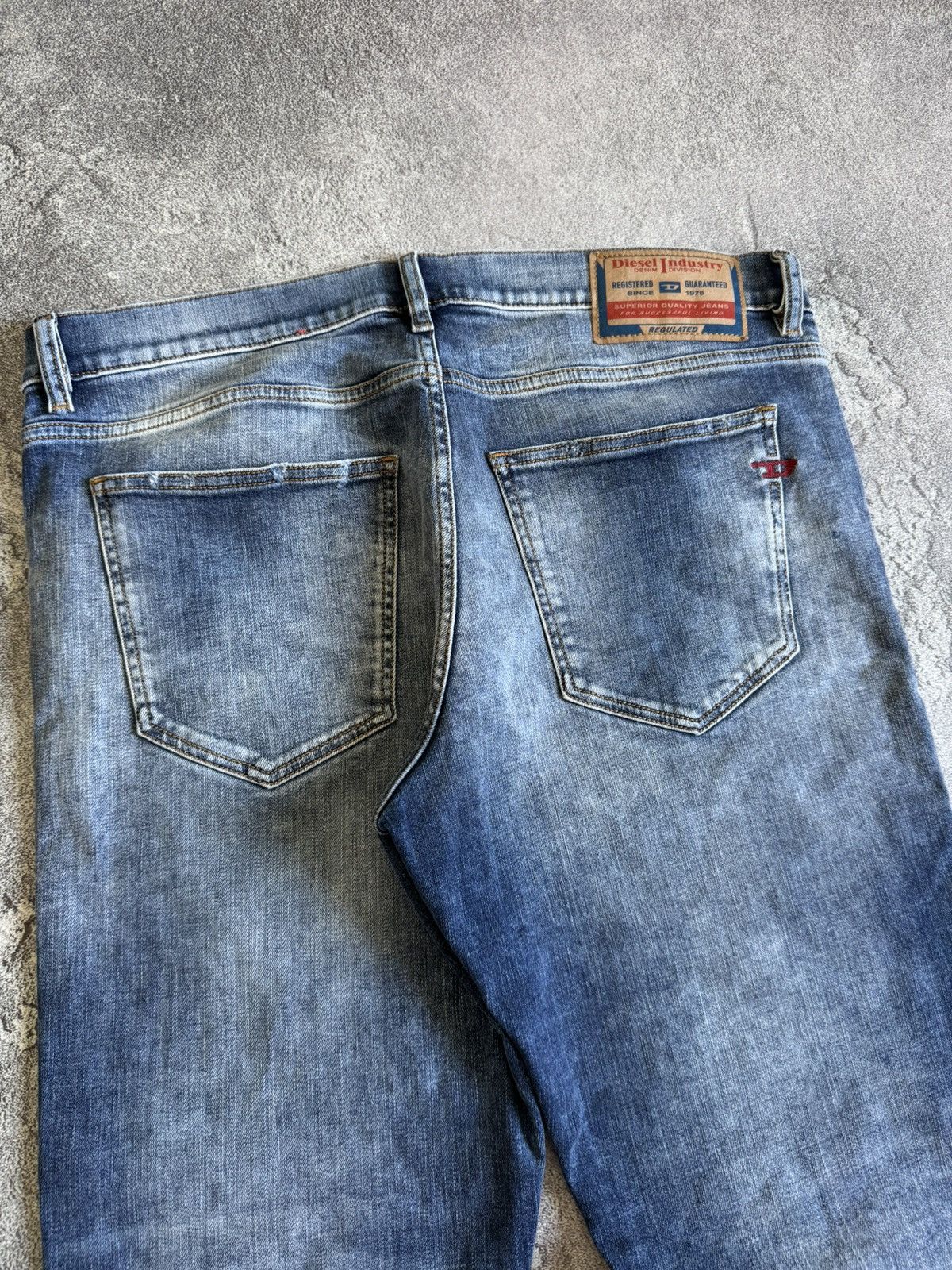 Diesel Diesel 38/34 2019 D-Strukt denim pants trousers jeans y2k Size US 38 / EU 54 - 3 Thumbnail