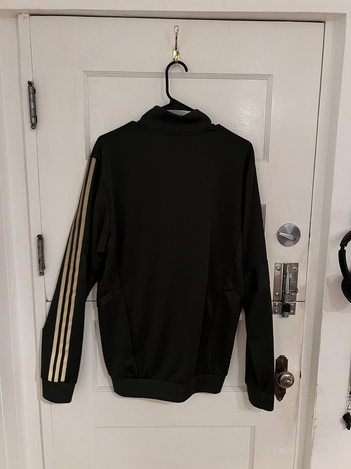 Adidas dark green and gold adidas track jacket Size US L / EU 52-54 / 3 - 2 Thumbnail