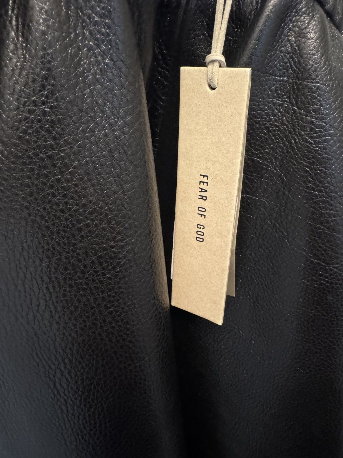 Fear of God Fear of God Leather Forum Trousers Size US 33 - 9 Thumbnail