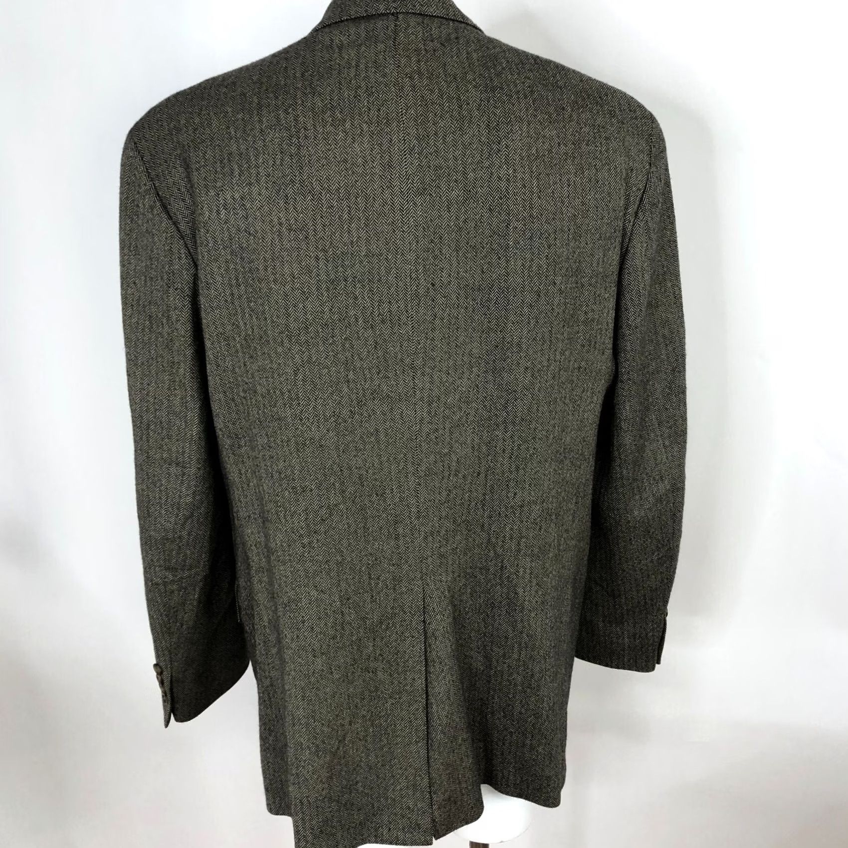 Ralph Lauren Ralph Lauren Polo University 44T Wool Herringbone Sport Coat Jacket Notch Lapel Single-Breasted 2-Button Dress Coat Mens DIV Size US XXL / EU 58 / 5 - 5 Thumbnail
