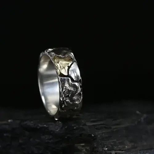 Vintage Father Vintage Adjustable Crack Flaw Ring Size ONE SIZE - 3 Thumbnail