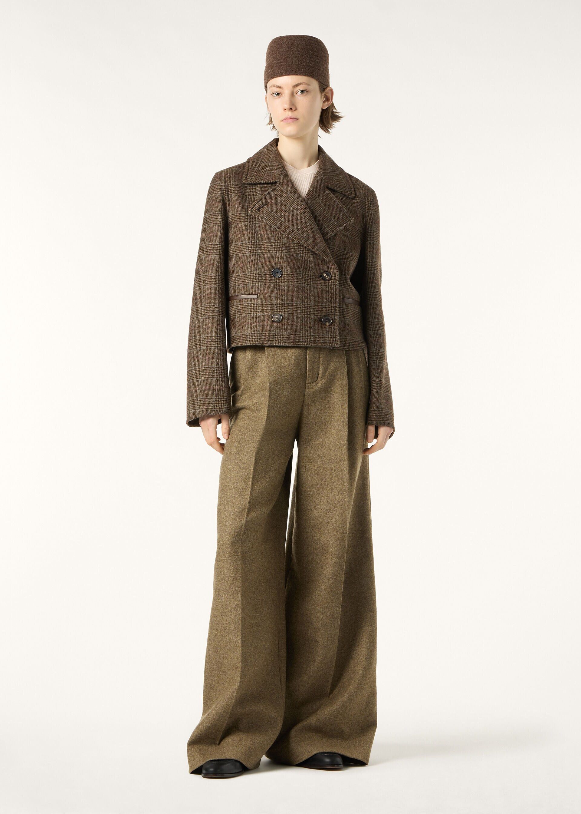 Loro Piana os11x0426 FRW1009 Hany Blouson Jacket in Tundra Check Size XS / US 0-2 / IT 36-38 - 2 Thumbnail