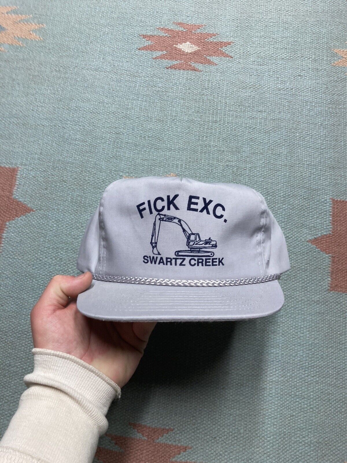 Vintage VTG hat fick excavation tractor construction Michigan Size ONE SIZE - 2 Thumbnail