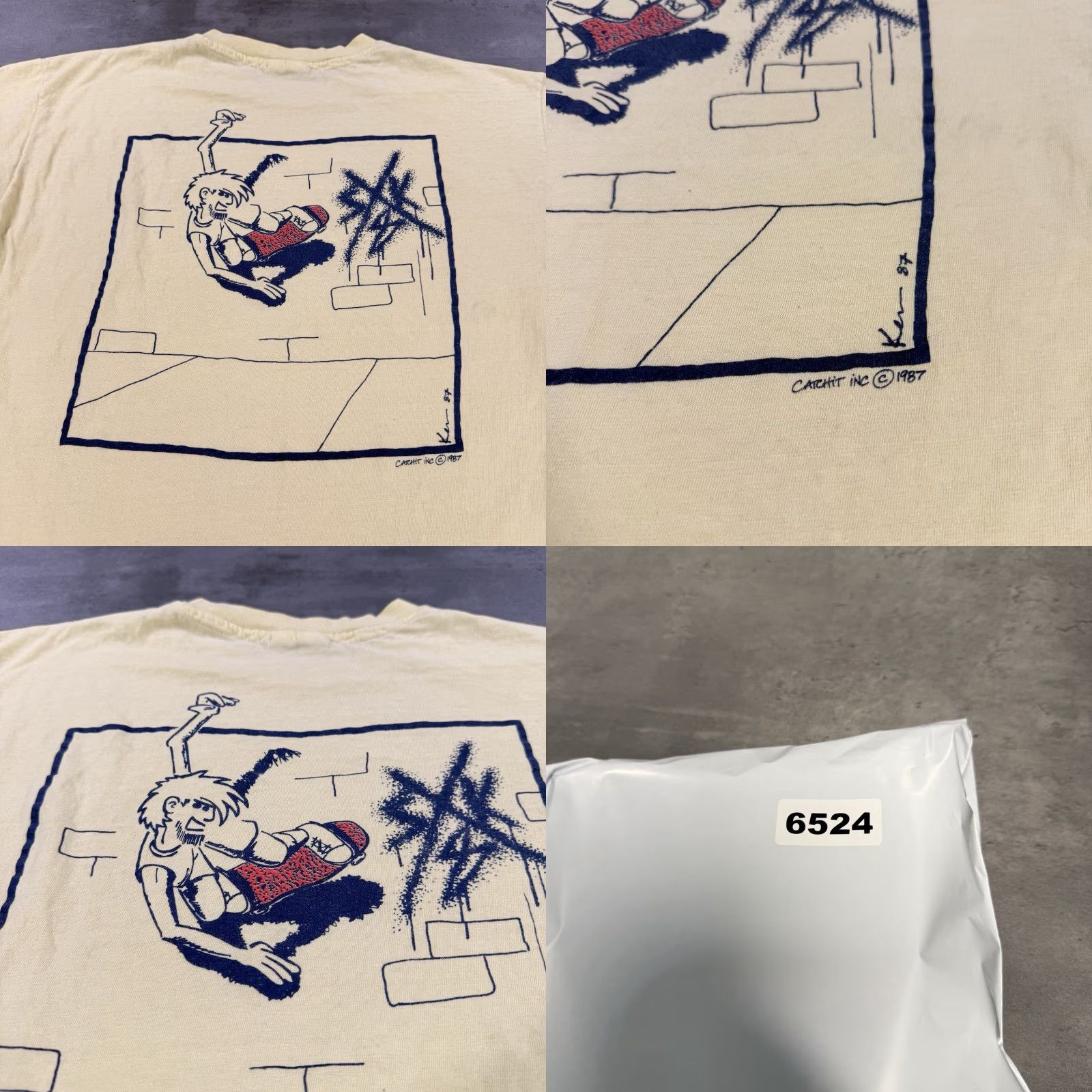Hanes **VINTAGE 80s Hanes Men's XL Yellow Crop Fit Skate T-Shirt 87** User: **VINTAGE 80s Hanes Men's XL Yellow Crop Fit Skate T-Shirt 87** Size US M / EU 48-50 / 2 - 9 Thumbnail