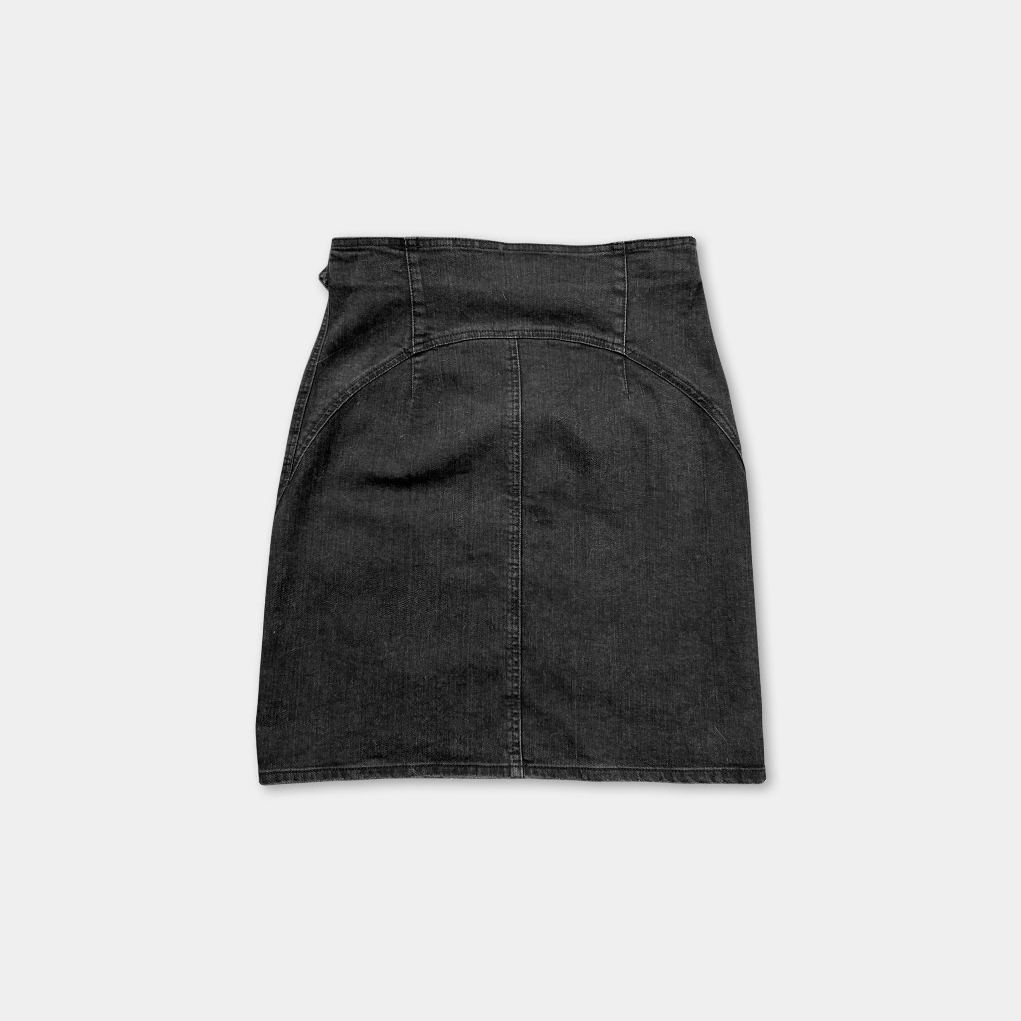 Balmain Pierre Balmain Zippers Denim Long Skirt Size 28" / US 6 / IT 42 - 6 Thumbnail