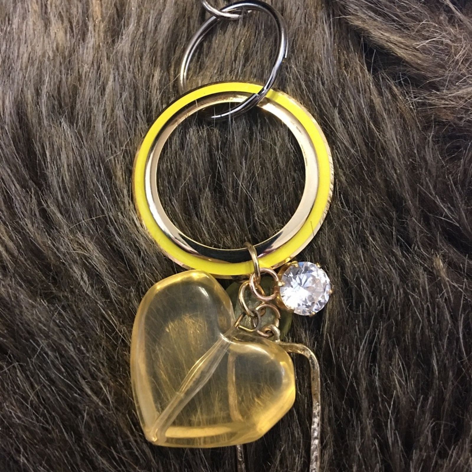 Vintage Vintage repurpose salvaged estate gem keychain Size ONE SIZE - 4 Thumbnail