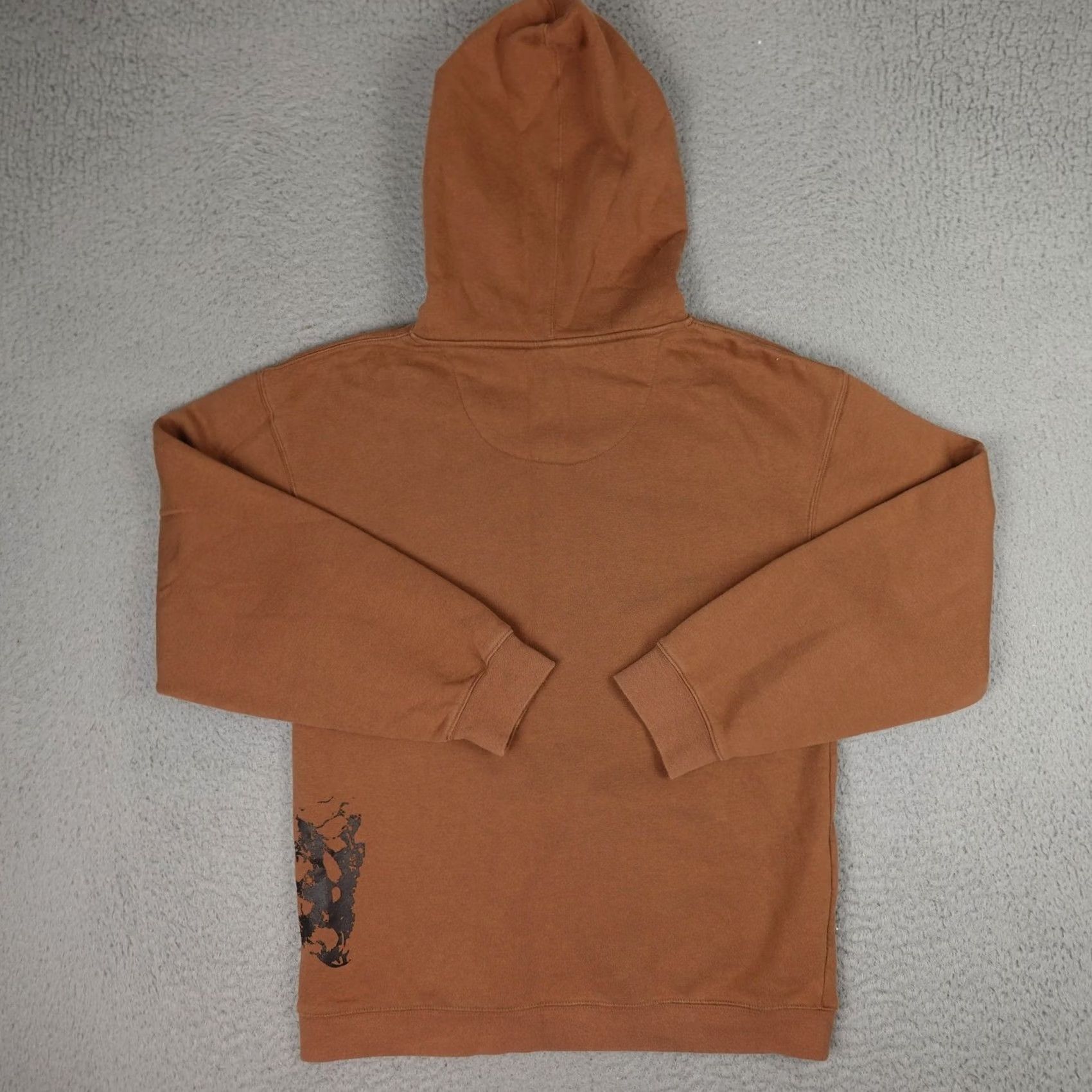 Vintage Outlooks Hoodie Mens Large Brown Pullover Graphic Hip Hop Y2K Grunge Sweatshirt Size US L / EU 52-54 / 3 - 6 Thumbnail