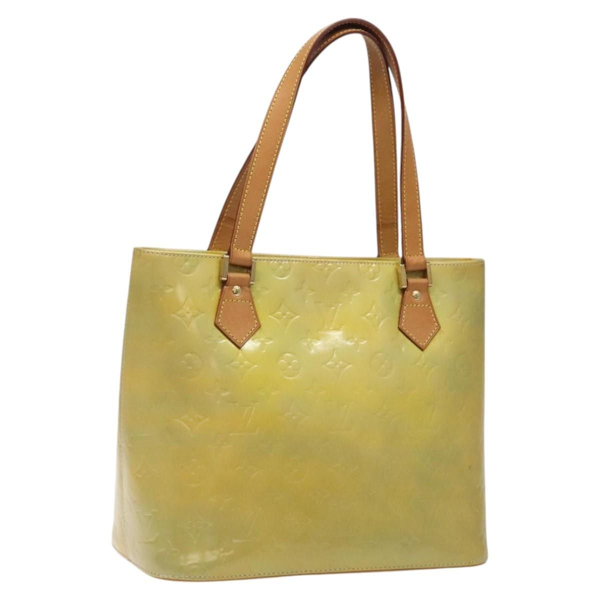 Louis Vuitton LOUIS VUITTON Monogram Vernis Houston Hand Bag Gris M91053 Size ONE SIZE - 1 Thumbnail