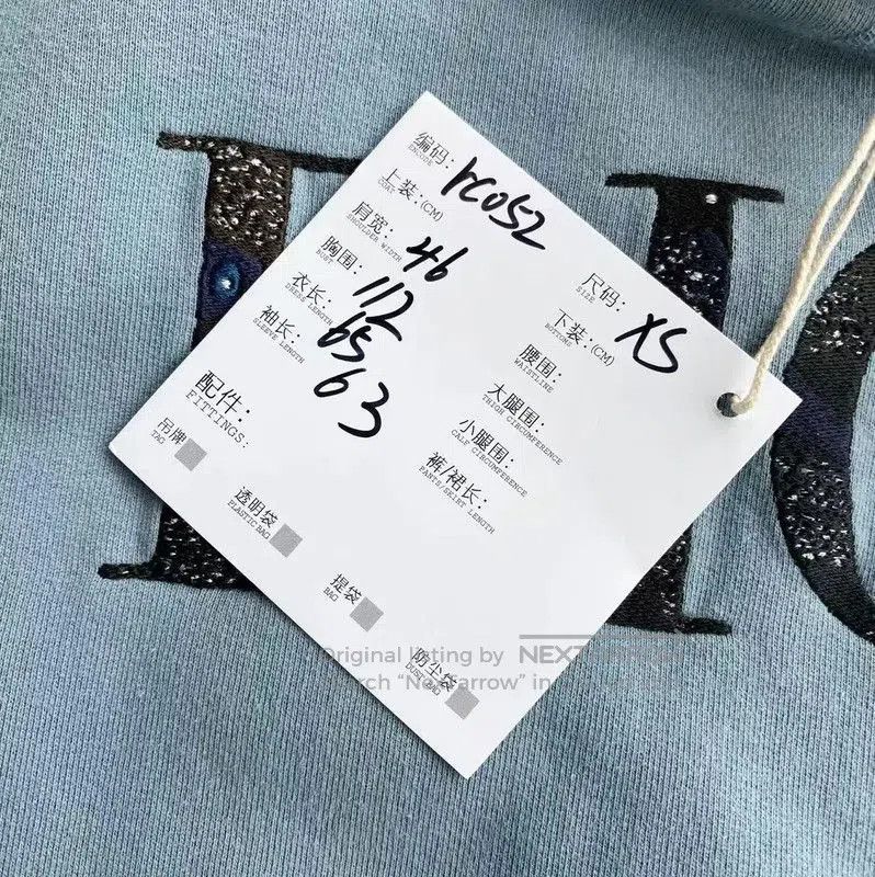 Dior Women's Light Blue Cotton Sweatshirt .