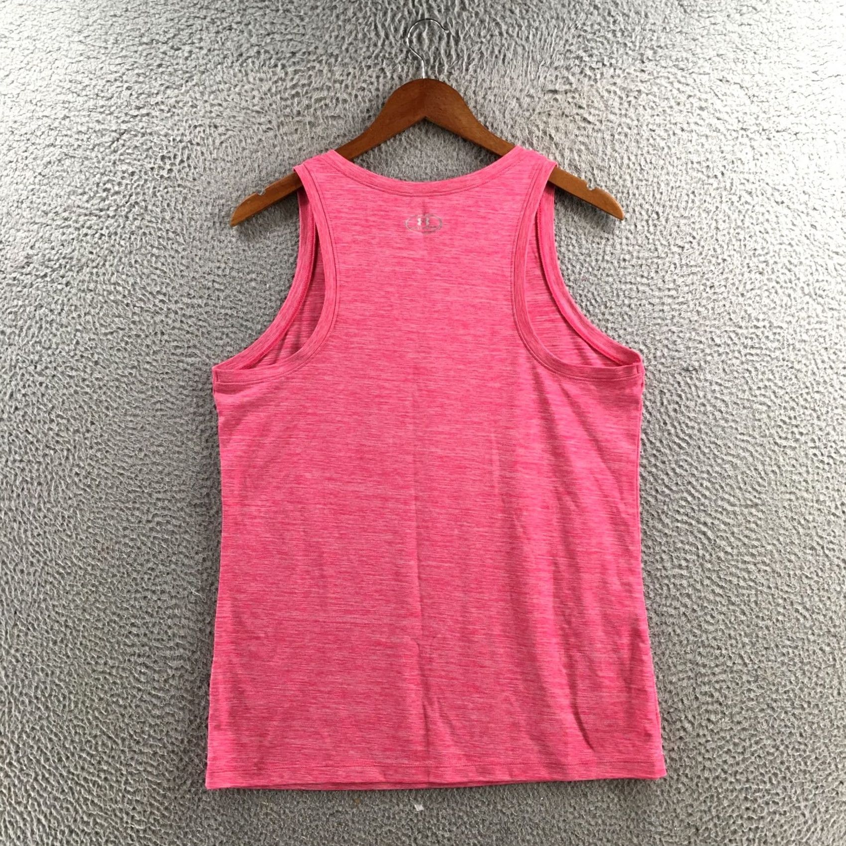 Under Armour Under Armour HeatGear Tank Top Womens XL Pink Sleeveless Fitted Athletic Gym Size XL / US 12-14 / IT 48-50 - 7 Thumbnail