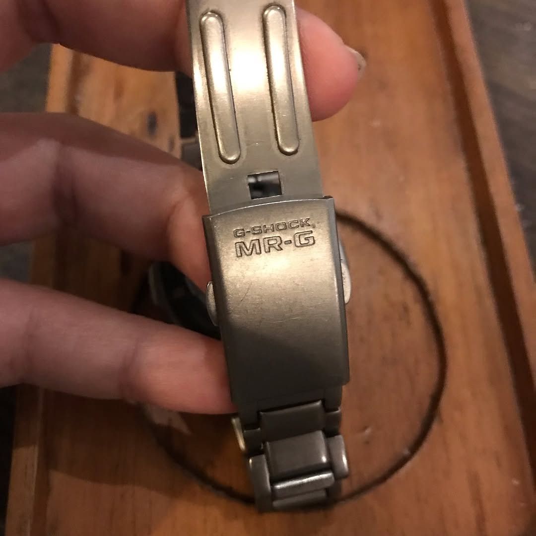G Shock Vintage Gshock Casio MRG-210T-7 Digital Watch Silver Size ONE SIZE - 7 Thumbnail