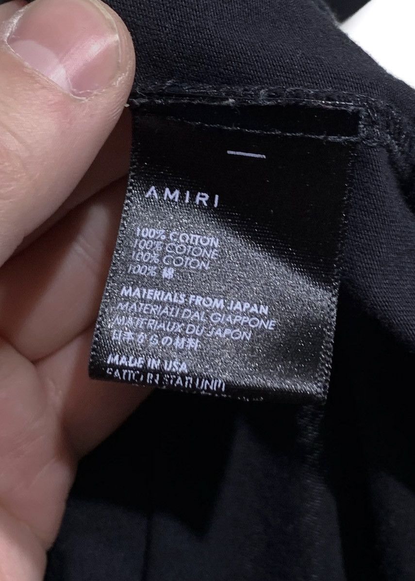 Amiri Amiri Black Bone Star Printed T-shirt Size US M / EU 48-50 / 2 - 6 Thumbnail