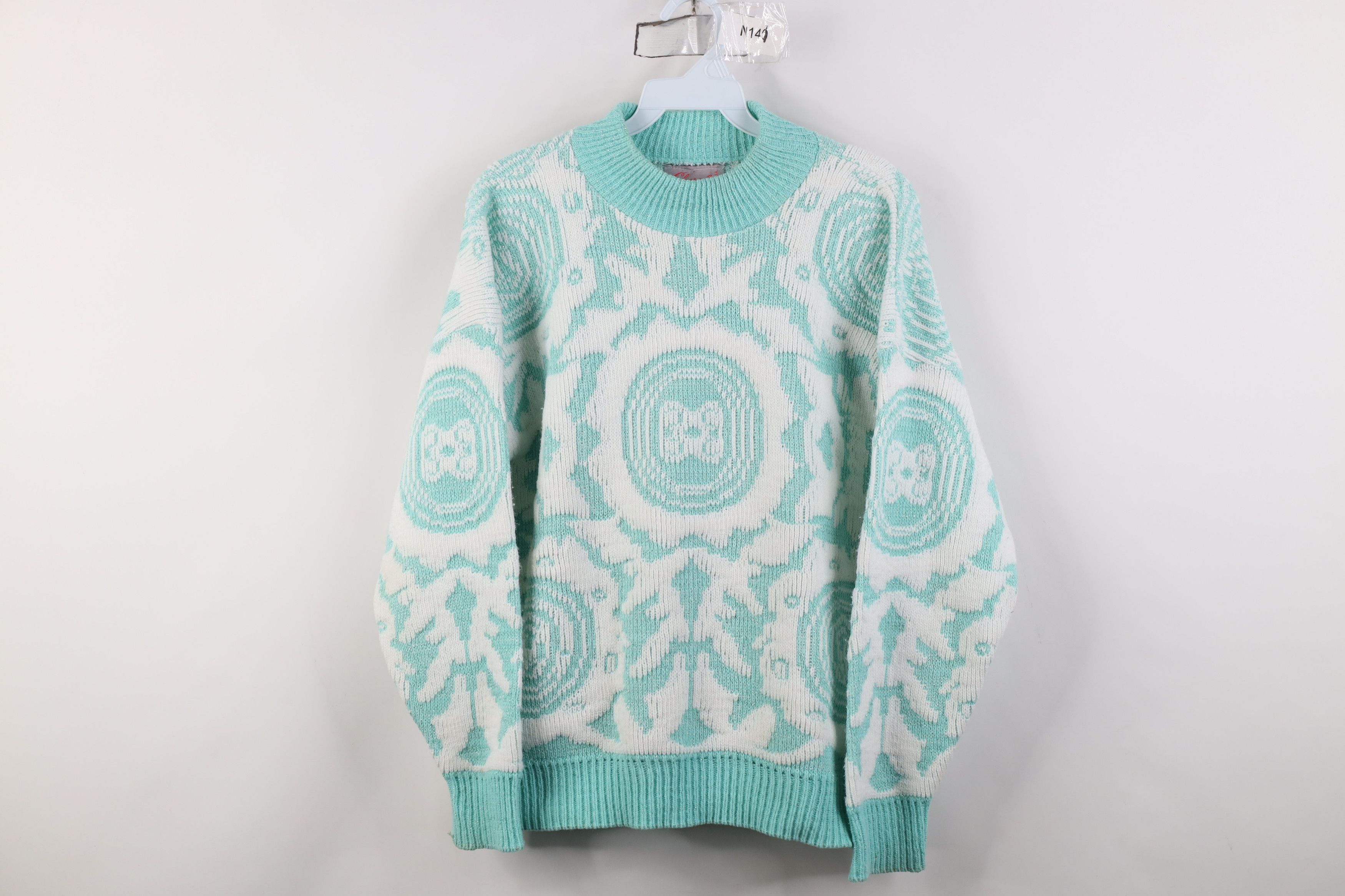 Vintage Vintage 80s 90s Knit Fairy Kei Kawaii Sweater Pastel USA Size L / US 10 / IT 46 - 1 Thumbnail