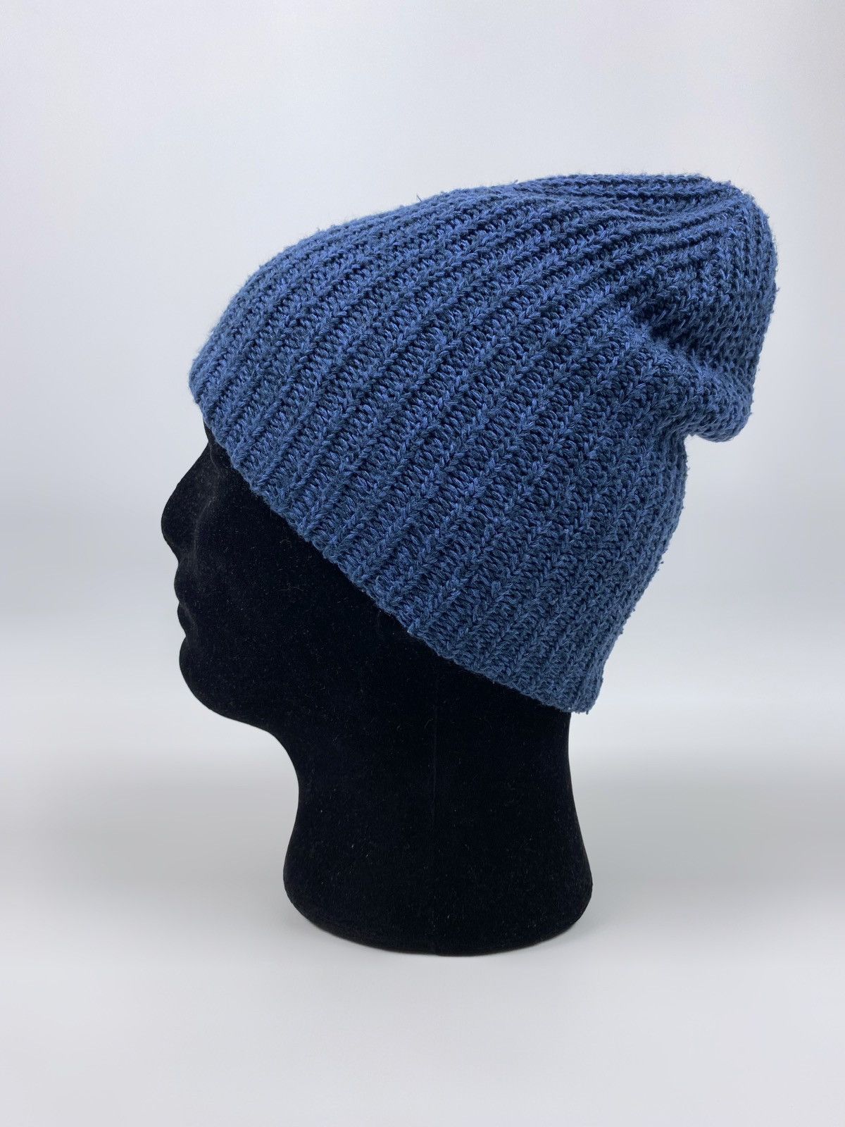 Fjallraven Fjallraven Blue Melange Chunky Knit Beanie Hat Size ONE SIZE - 3 Thumbnail