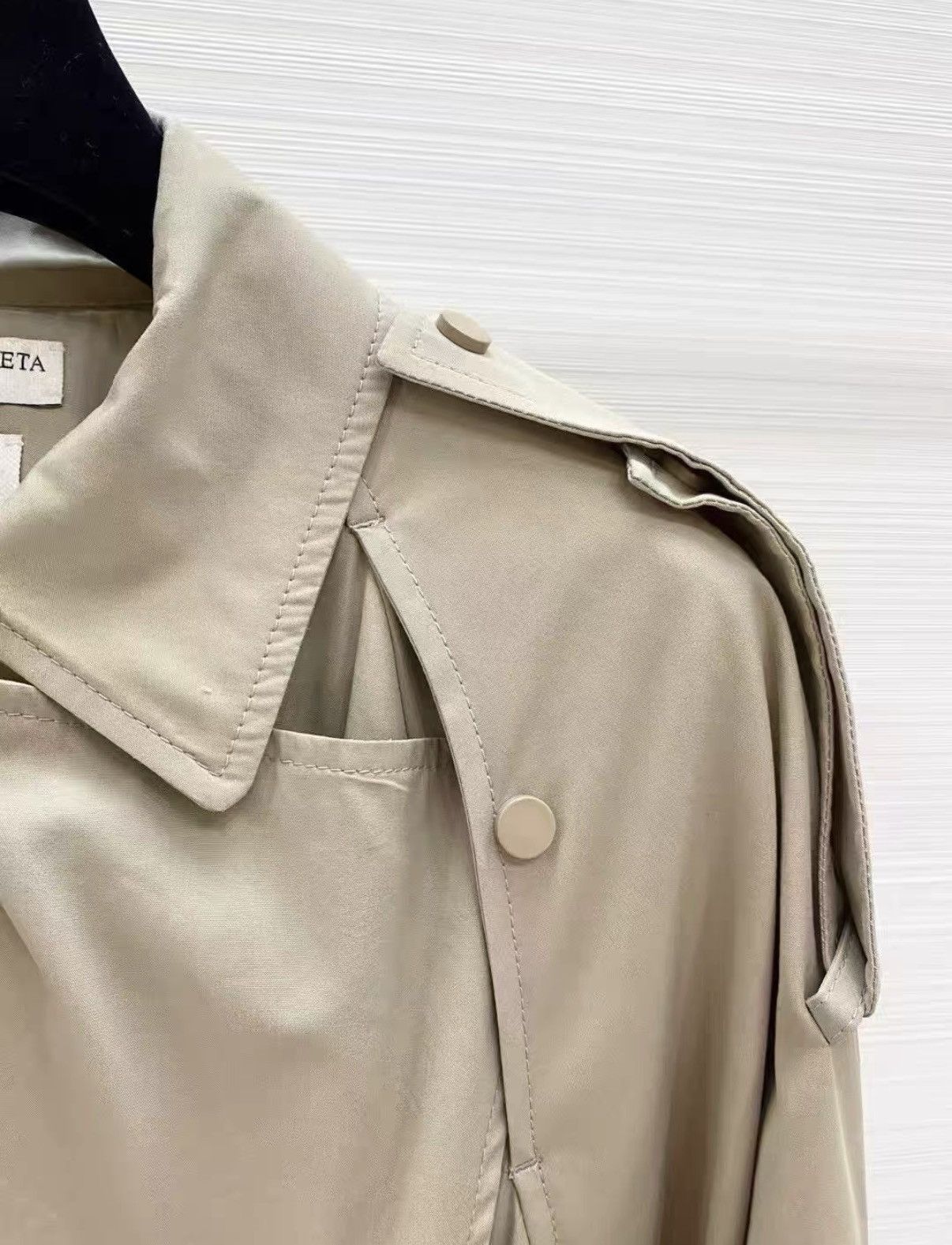 Bottega Veneta Bottega Veneta Beige Belted Long Trench Coat J33 Size XS / US 0-2 / IT 36-38 - 6 Thumbnail