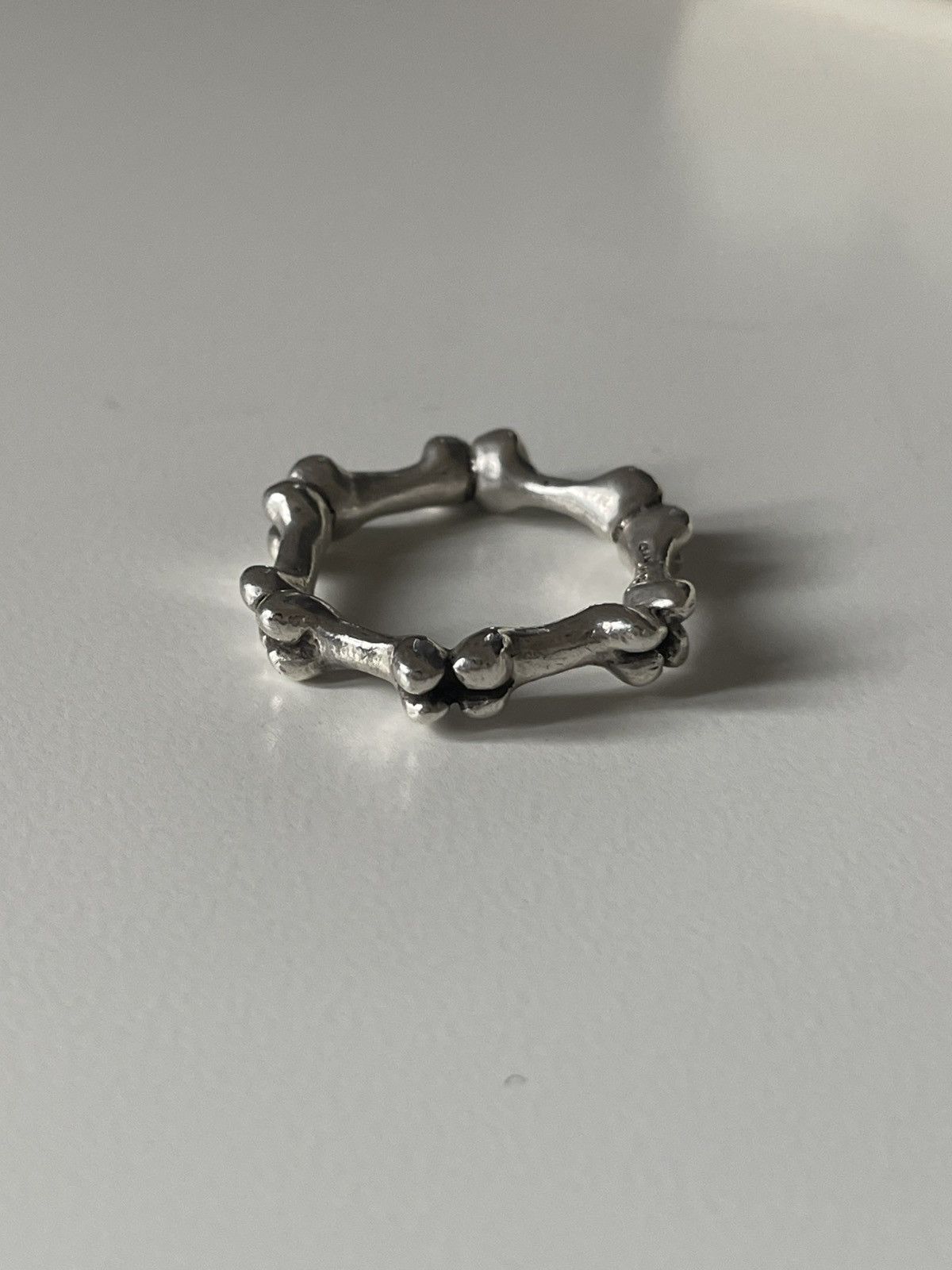 Number (N)ine SS01 Bone Ring Size ONE SIZE - 8 Thumbnail