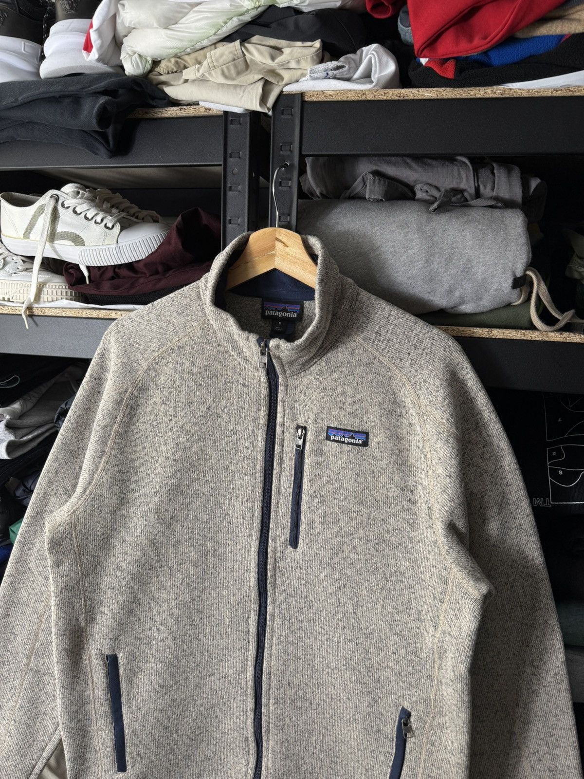 Patagonia Patagonia Better Sweater Full Zip Fleece Jacket Beige Gray Size US M / EU 48-50 / 2 - 2 Thumbnail