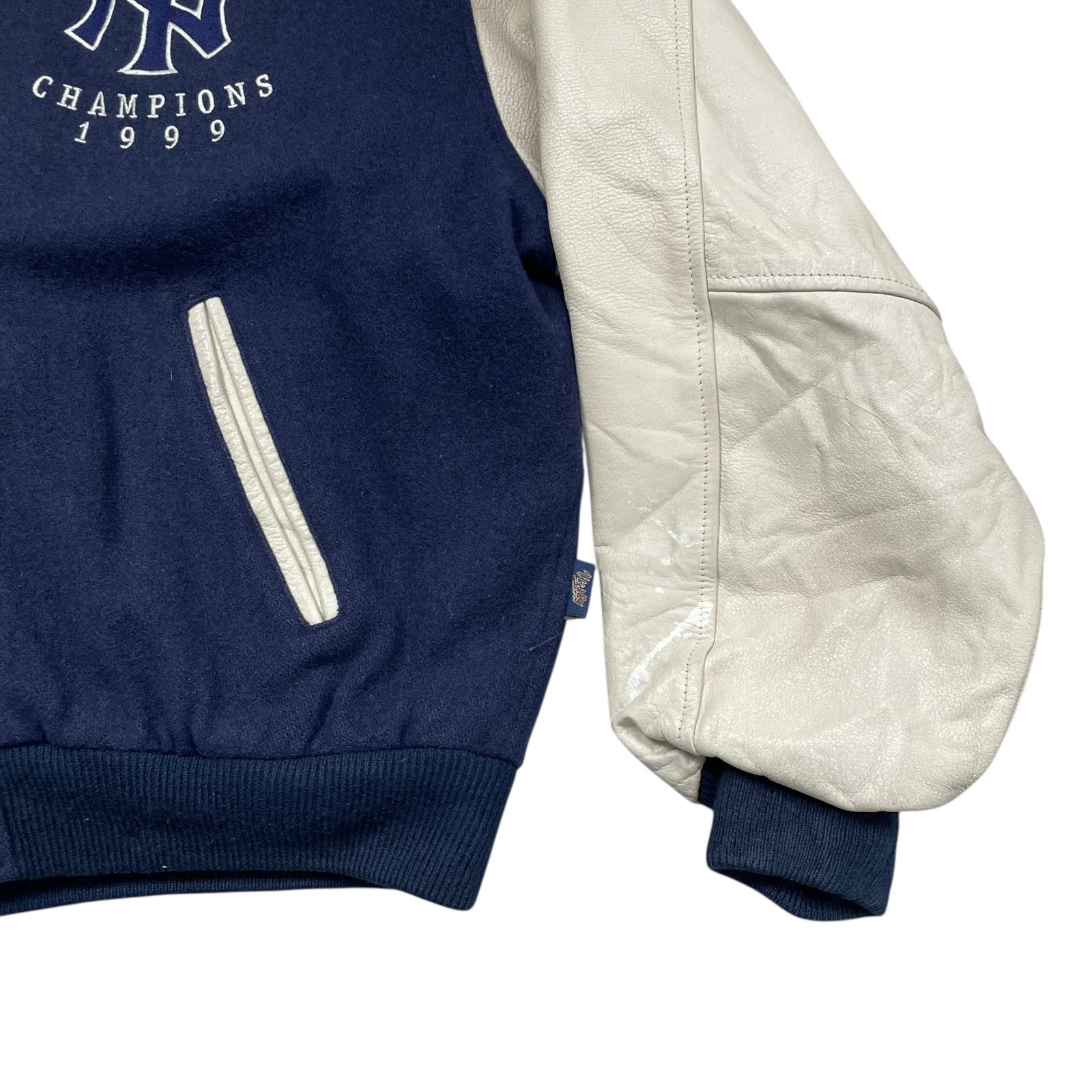 MLB VTG NEW YORK YANKEES WORLD SERIES 1999 GIII VARSITY JACKET Size US XL / EU 56 / 4 - 5 Thumbnail
