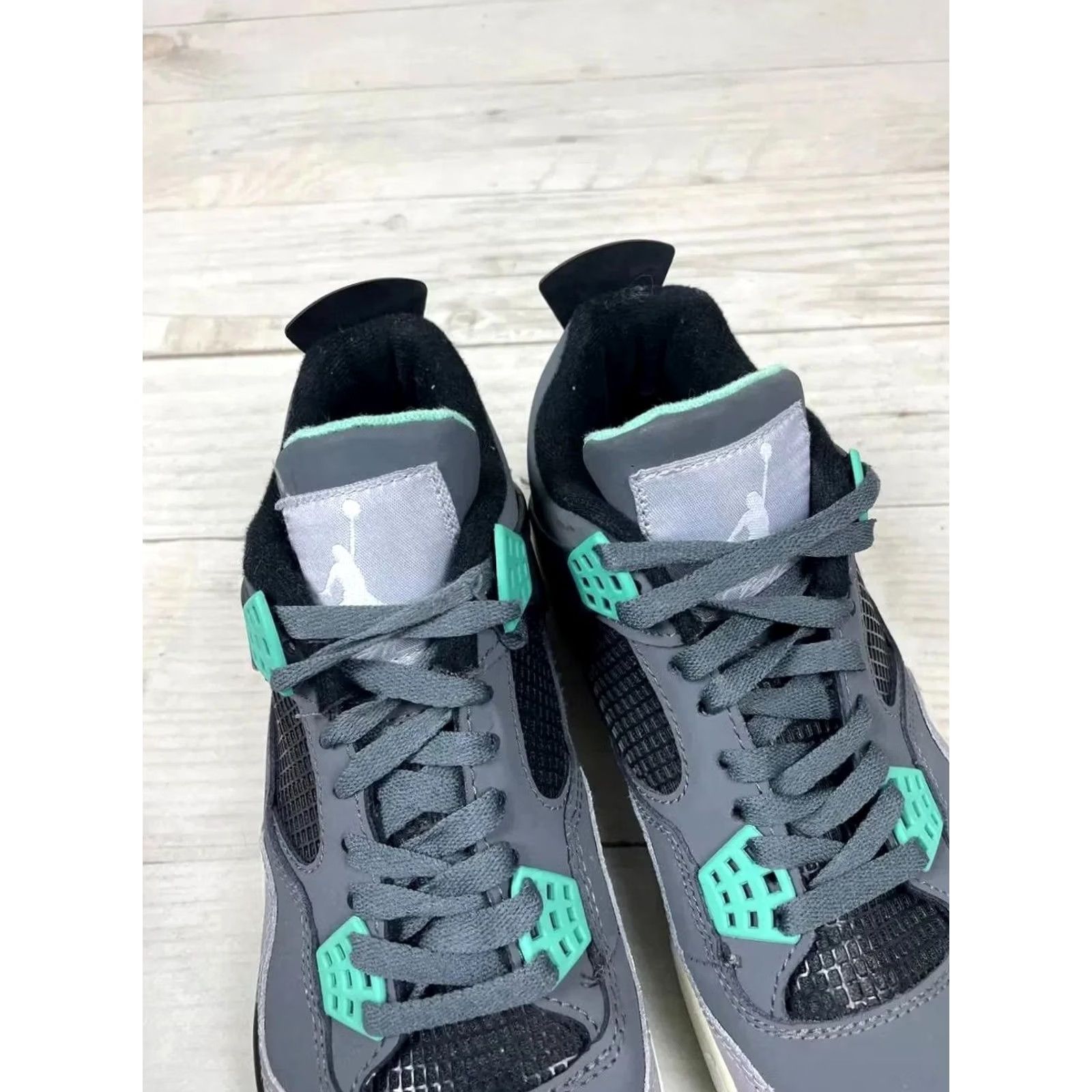 Jordan Brand Jordan Air Jordan 4 Retro Green Glow Sneakers Men US 8.5 Size US 9 / EU 42 - 5 Thumbnail