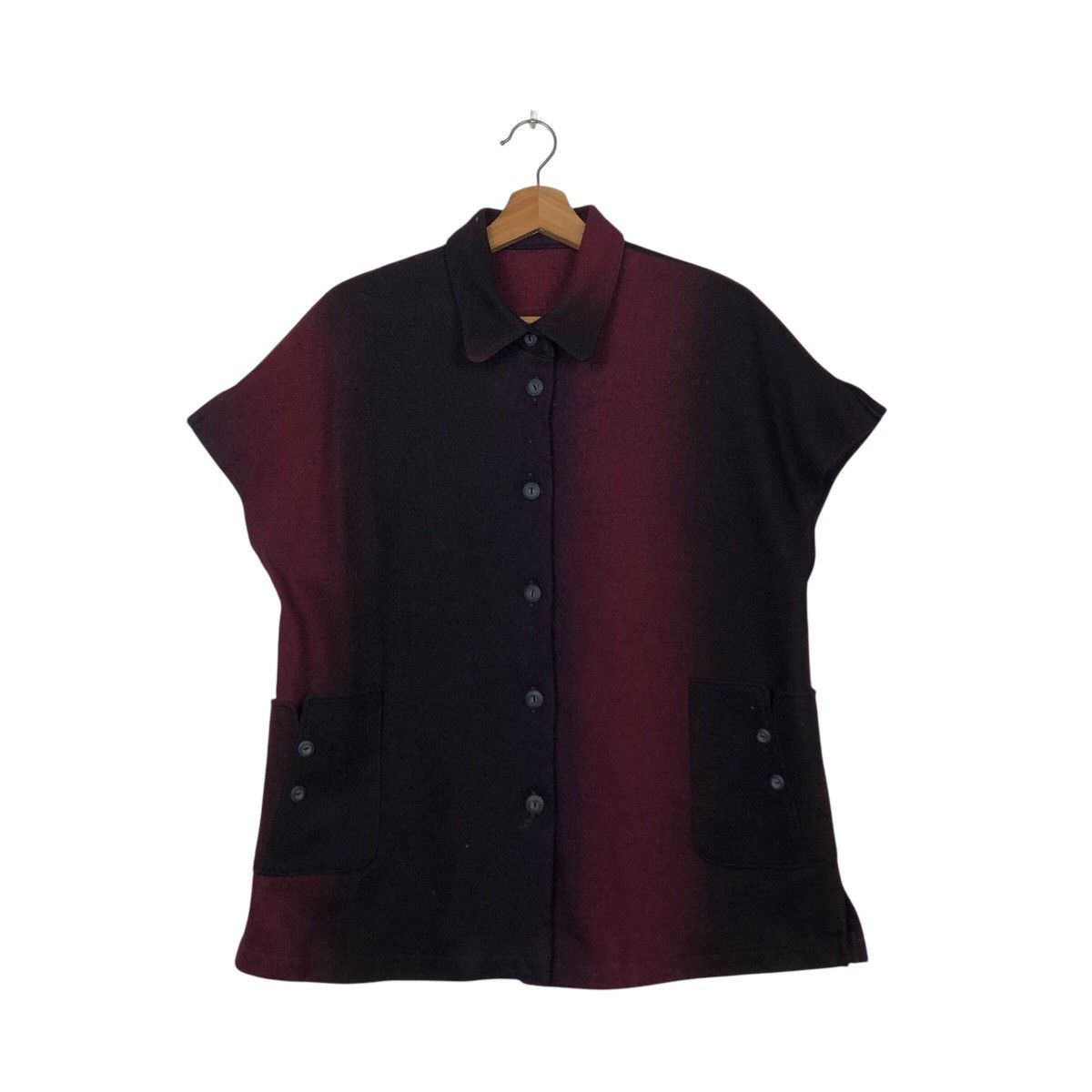 Japanese Brand 📌Vintage Short Sleeve Button Jacket Maruken Issey Miyake Size US M / EU 48-50 / 2 - 2 Thumbnail