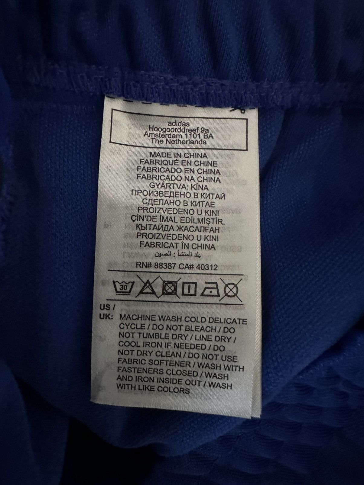 Adidas Adidas Manchester United George Best #7 Track Soccer Pants Size US 32 / EU 48 - 12 Thumbnail