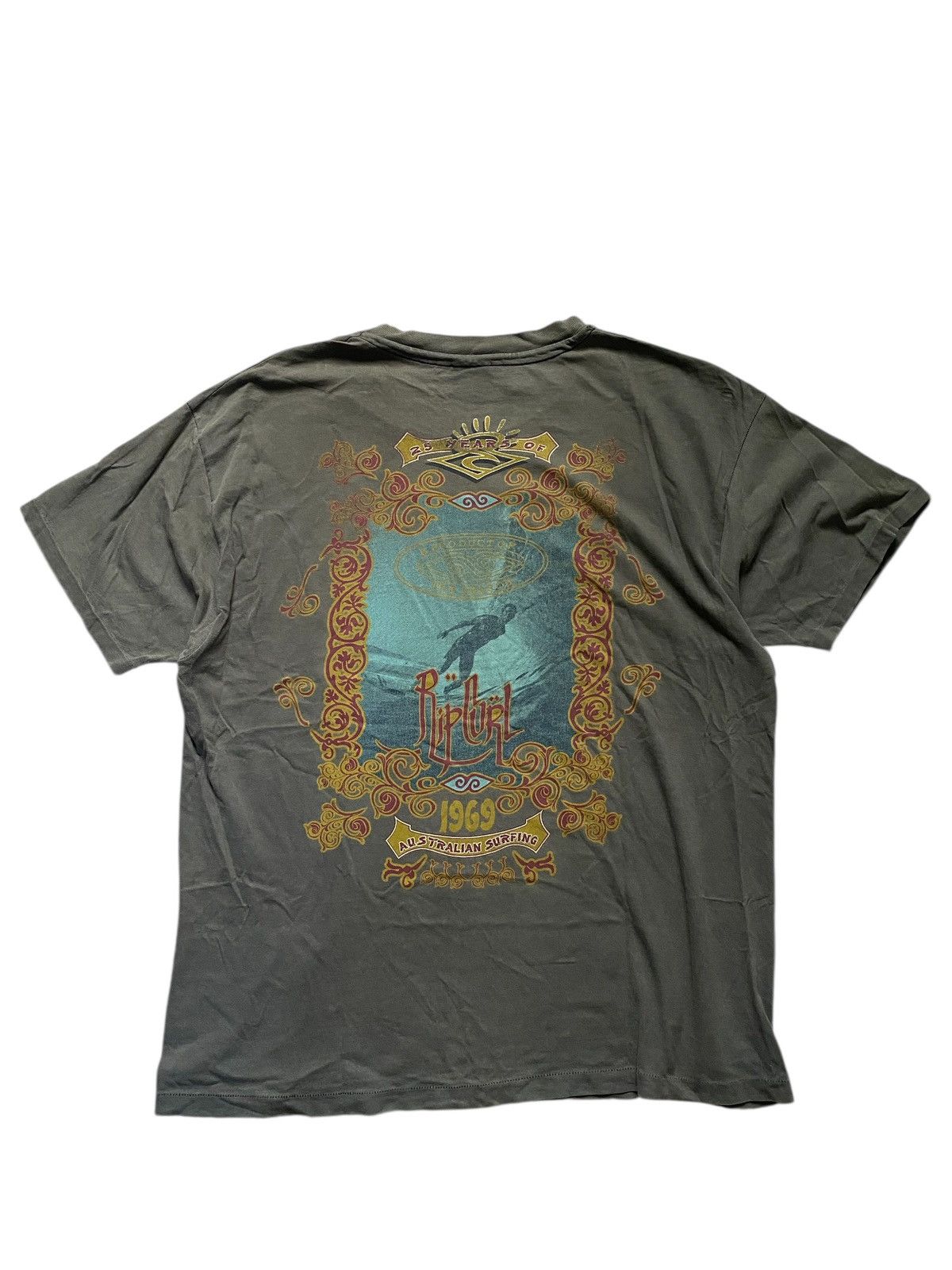 Quiksilver × Rip Curl × Vintage VINTAGE RIPCURL ON TAG HANES 90s Size US XL / EU 56 / 4 - 1 Thumbnail