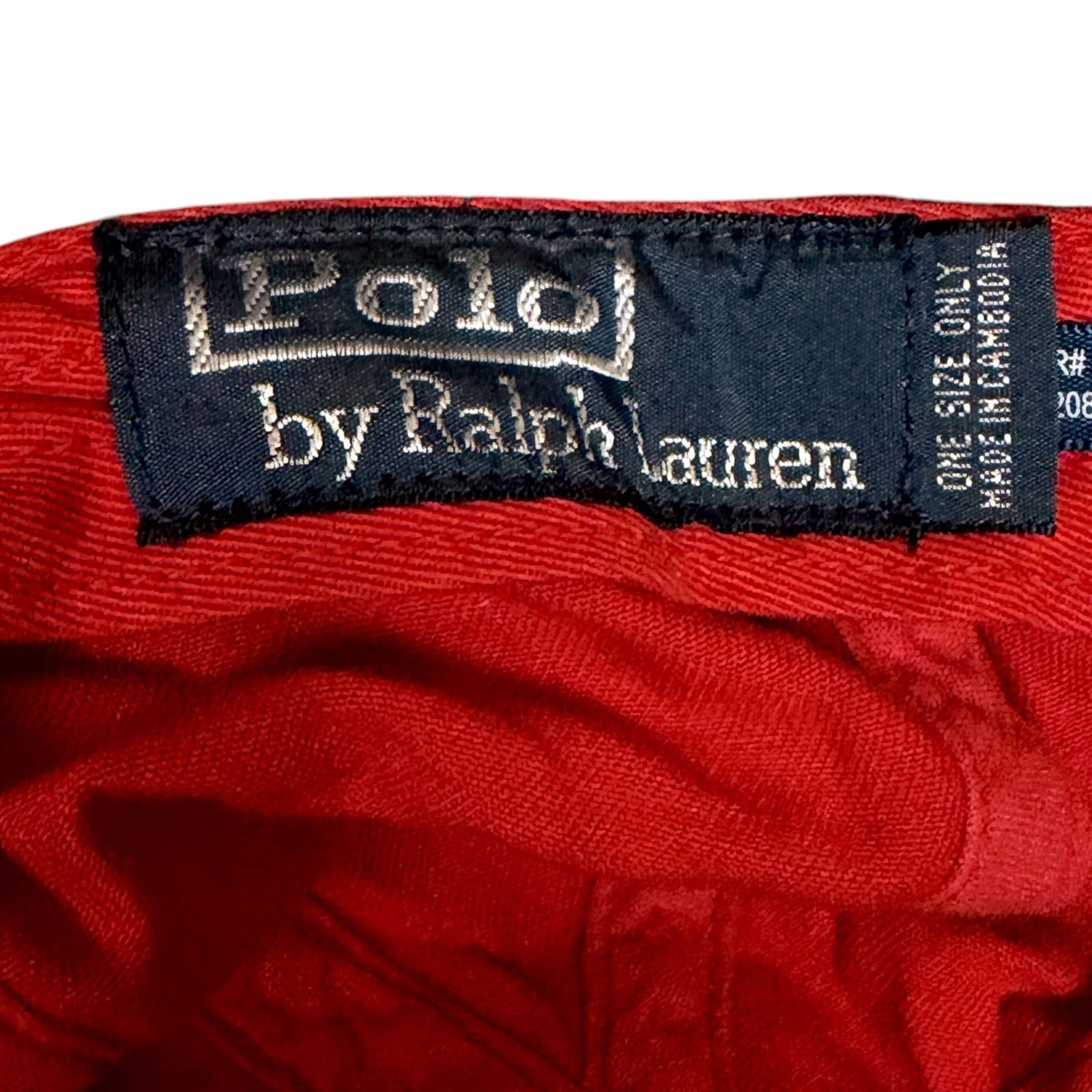 Polo Ralph Lauren Vintage Polo Ralph Lauren Red Pony Soft Bill Sportsman Hat Size ONE SIZE - 7 Thumbnail