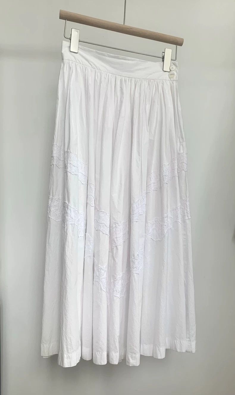 Comme des Garcons Vintage Comme des Garcons White Skirt-dmc Size US 26 / EU 42 - 1 Thumbnail