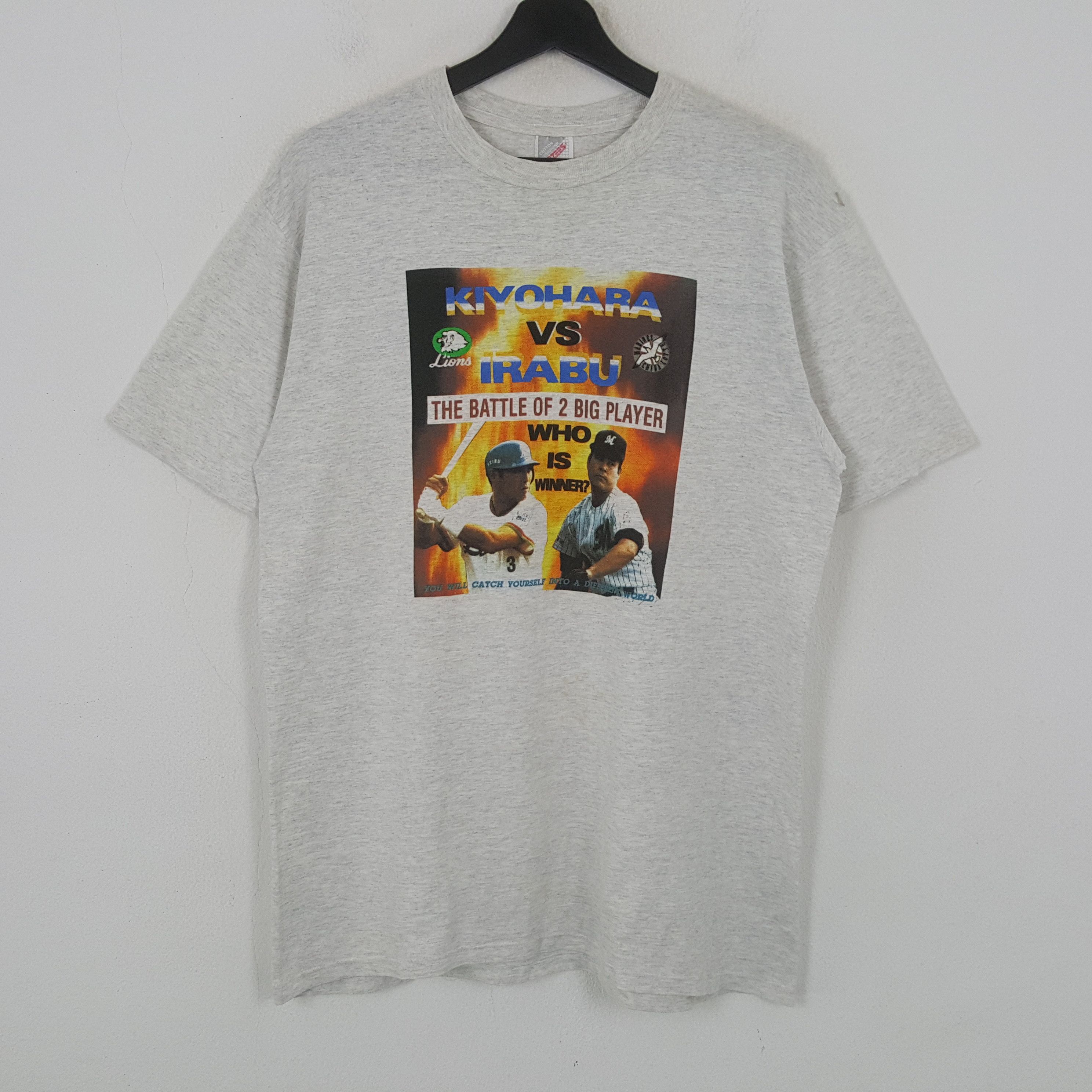 MLB Kiyohara VS Irabu Japanese Baseball Team Tshirt RR24 Size US L / EU 52-54 / 3 - 1 Thumbnail