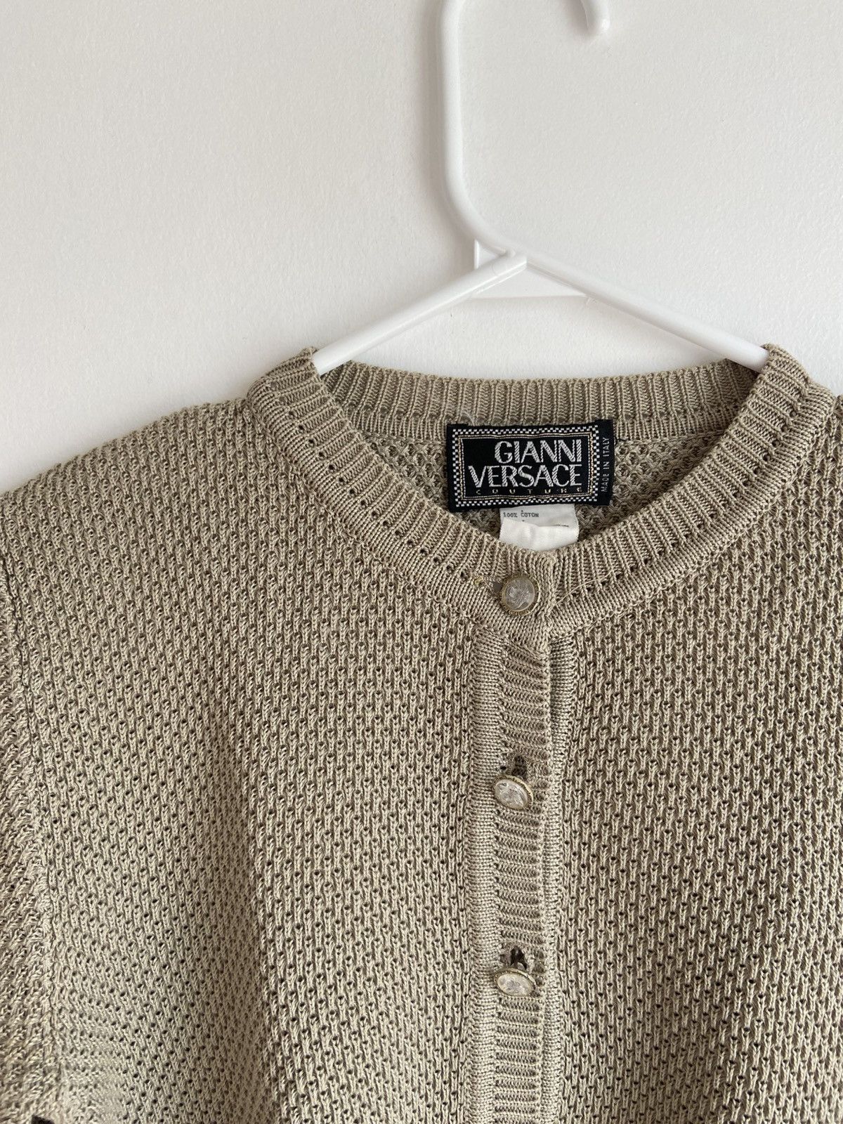Versace Gianni Versace Knit Cardigan Size XS / US 0-2 / IT 36-38 - 3 Thumbnail
