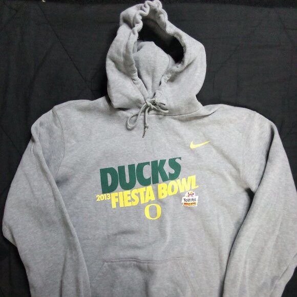 NCAA × Nike Nike Oregon Ducks Fiesta Bowl 2013 Hoodie Sweatshirt Size US XL / EU 56 / 4 - 2 Thumbnail