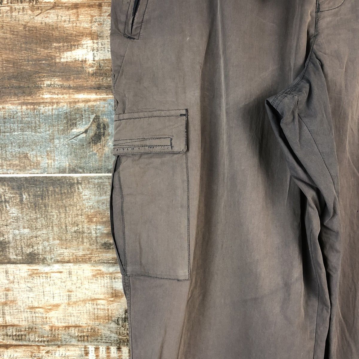 Marks & Spencer Mark & Spencer Brown faded Cargo Multipocket Pants #A2545 Size US 31 - 9 Thumbnail