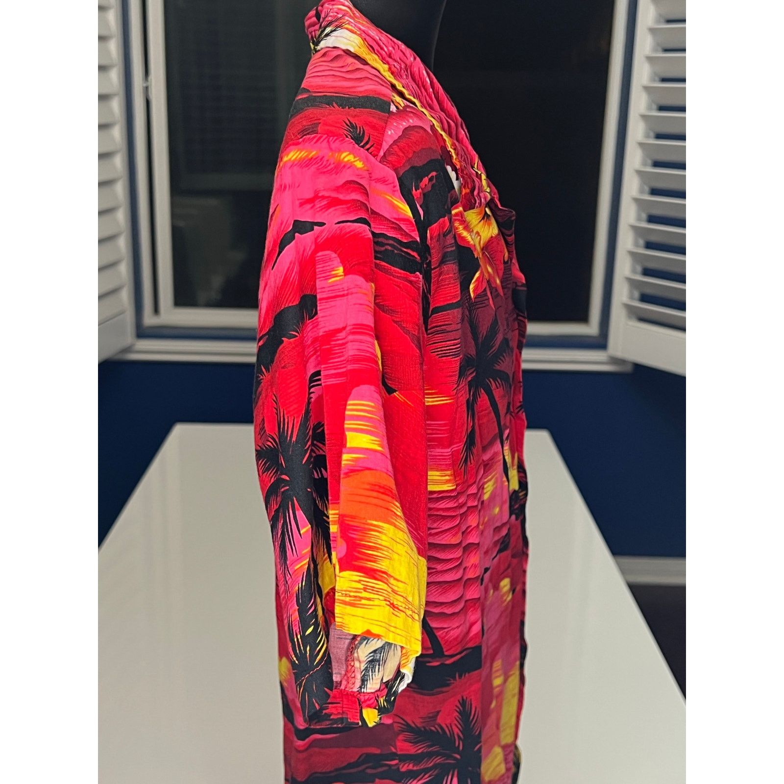 Other PalmWave Hawaiian Button-Up Shirt Tropical Surfer Floral Size US S / EU 44-46 / 1 - 8 Thumbnail