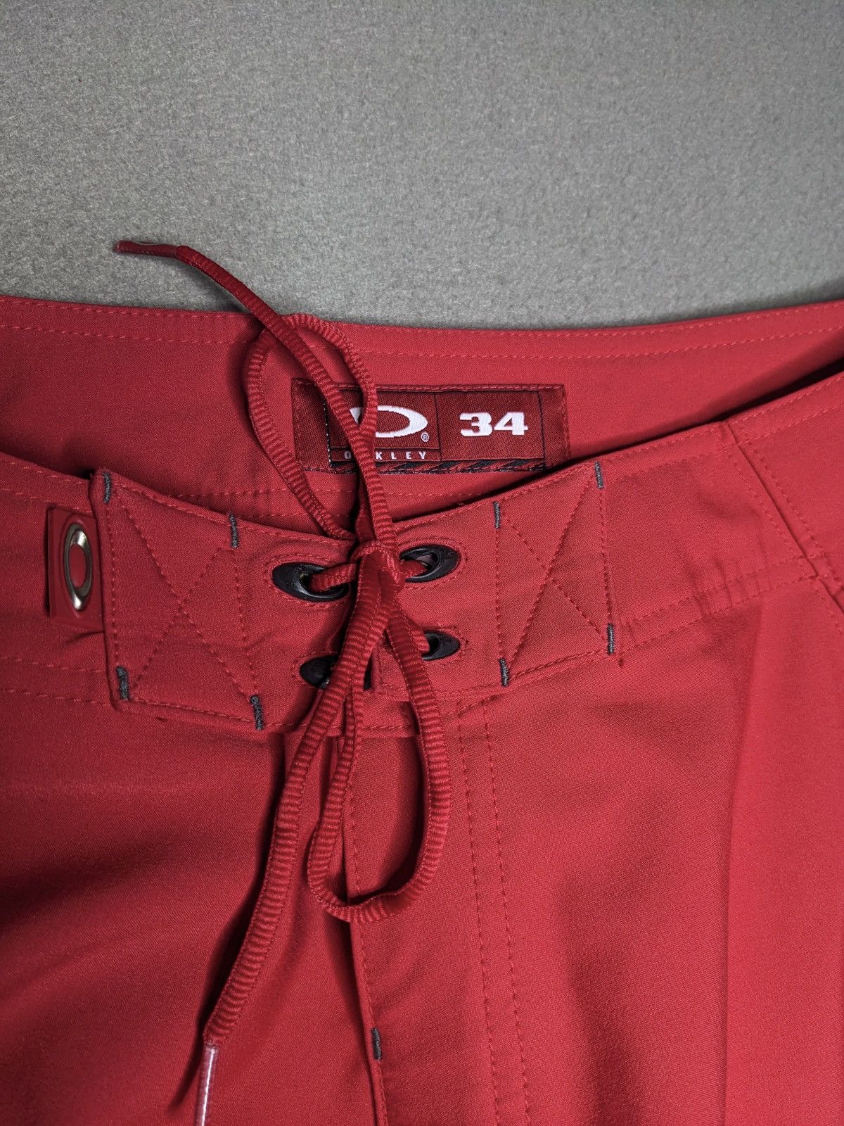 Oakley Vintage Oakley Board Shorts Mens 34 Cargo Surf Comb Red 90s Size US 34 / EU 50 - 3 Thumbnail