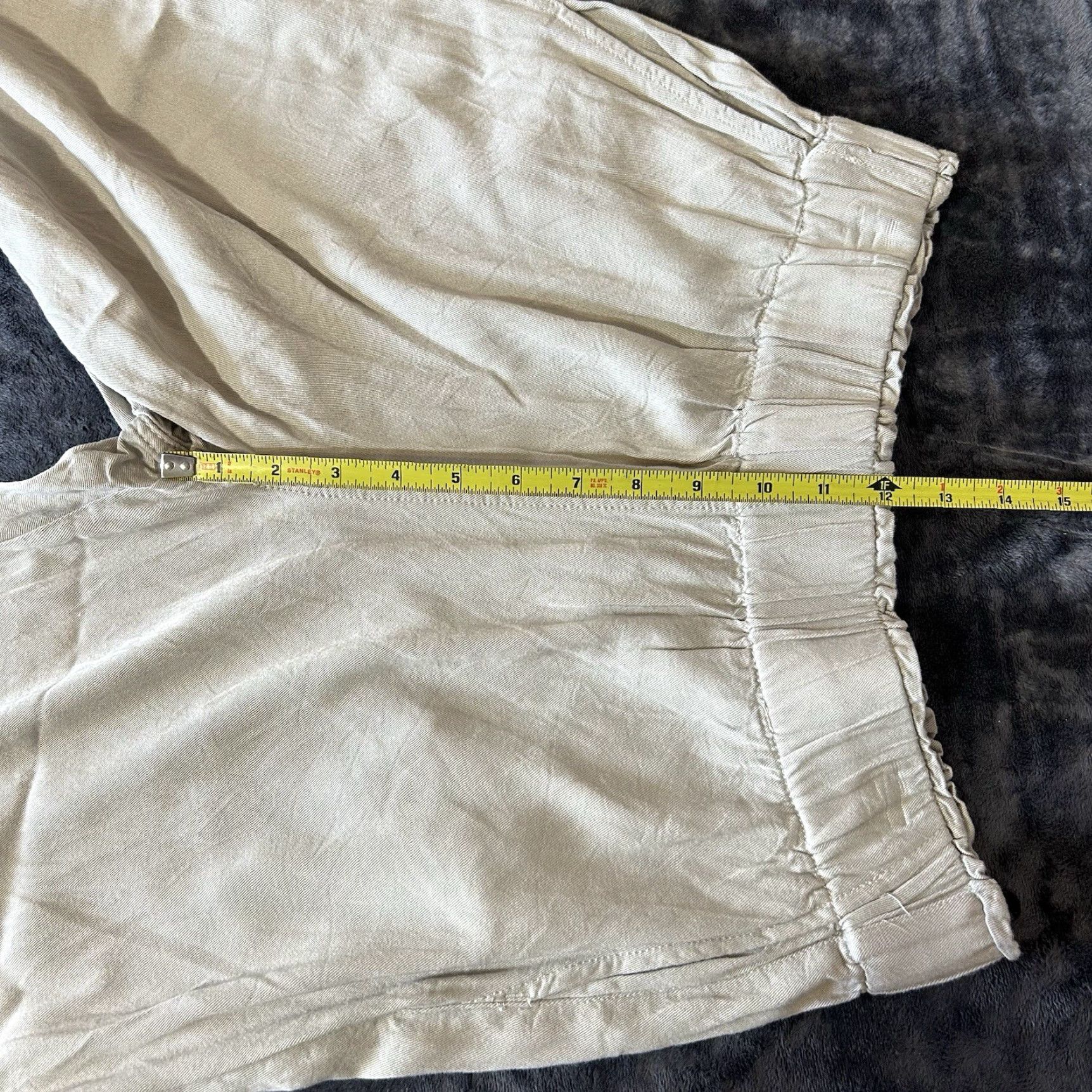 Vintage Celebrity Pink Pants Women Medium Tan Elastic Waist Pull Up Style#CJ23467T88 Size 32" / US 10 / IT 46 - 6 Thumbnail