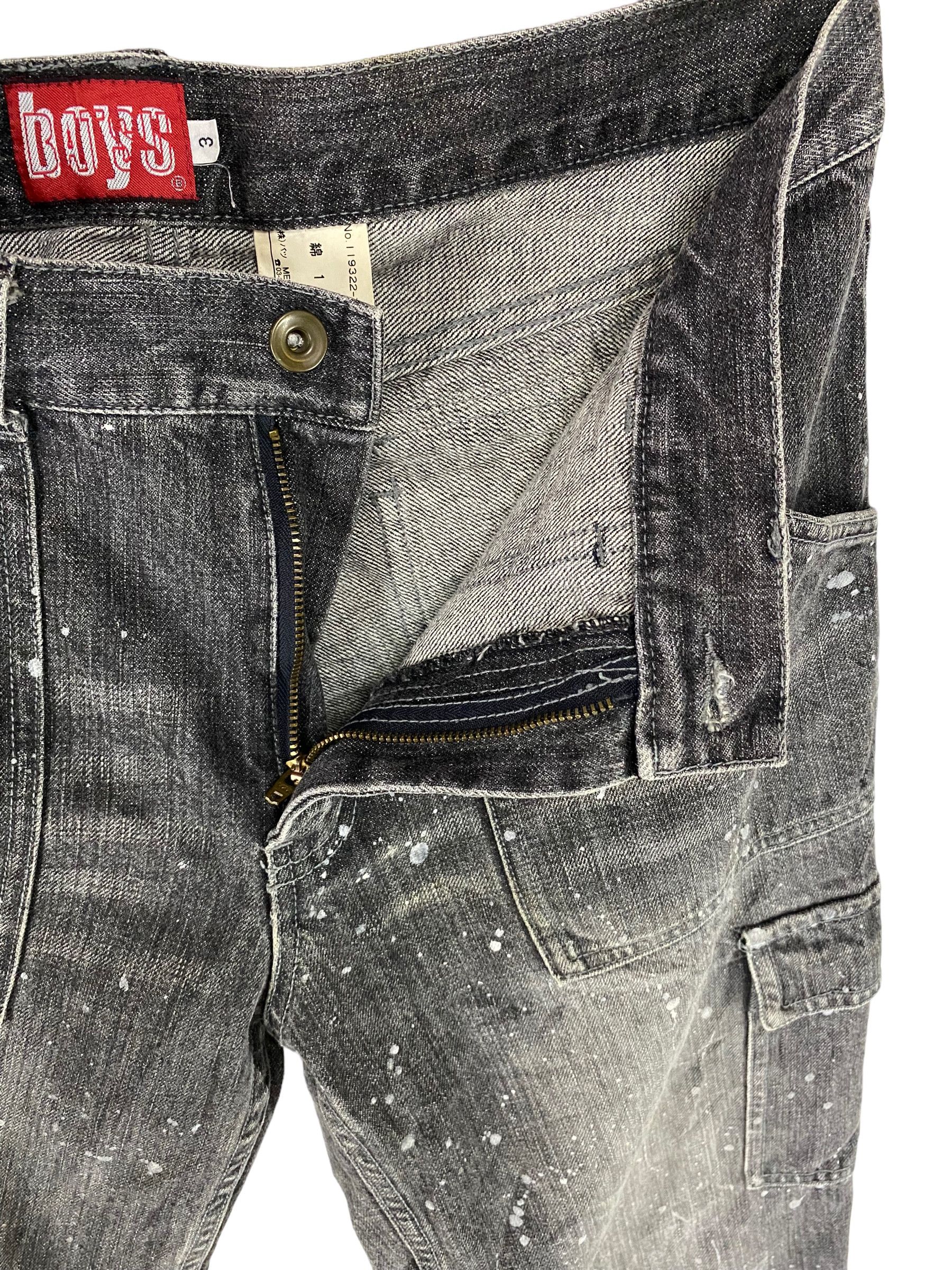 Designer × Japanese Brand Ba-Tsu paint splatter cargo jeans Size US 34 / EU 50 - 10 Thumbnail