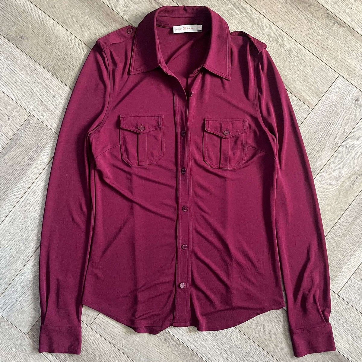 Tory Burch Tory Burch Lightweight Shirt Size S / US 4 / IT 40 - 2 Thumbnail