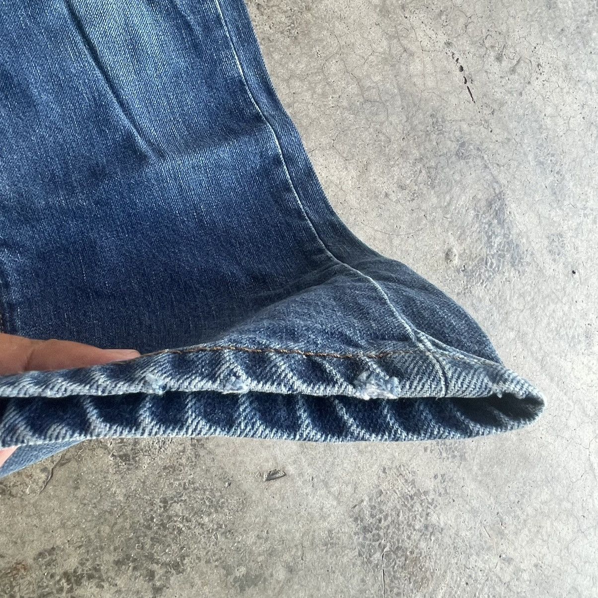 Levi's Vintage Clothing 🔥Vintage Levis 502XX Big E Stoned Washed Riped Denim Jeans Size US 30 / EU 46 - 9 Thumbnail
