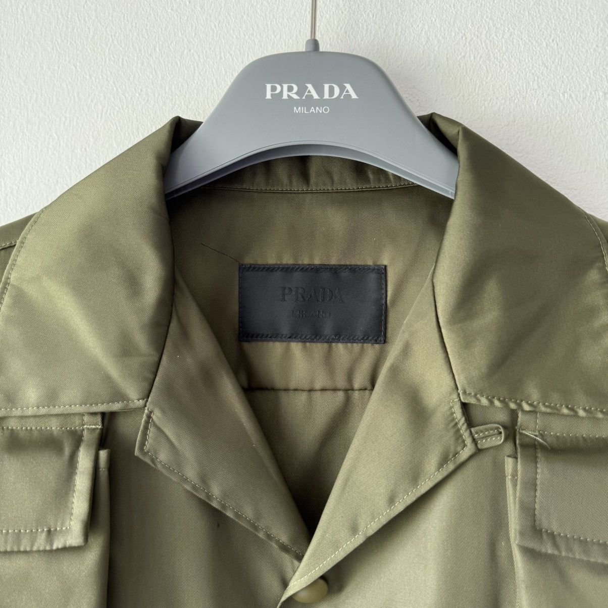 Prada Prada SS2024 Re-Nylon Short-Sleeved Cargo Safari Shirt Size US M / EU 48-50 / 2 - 4 Thumbnail