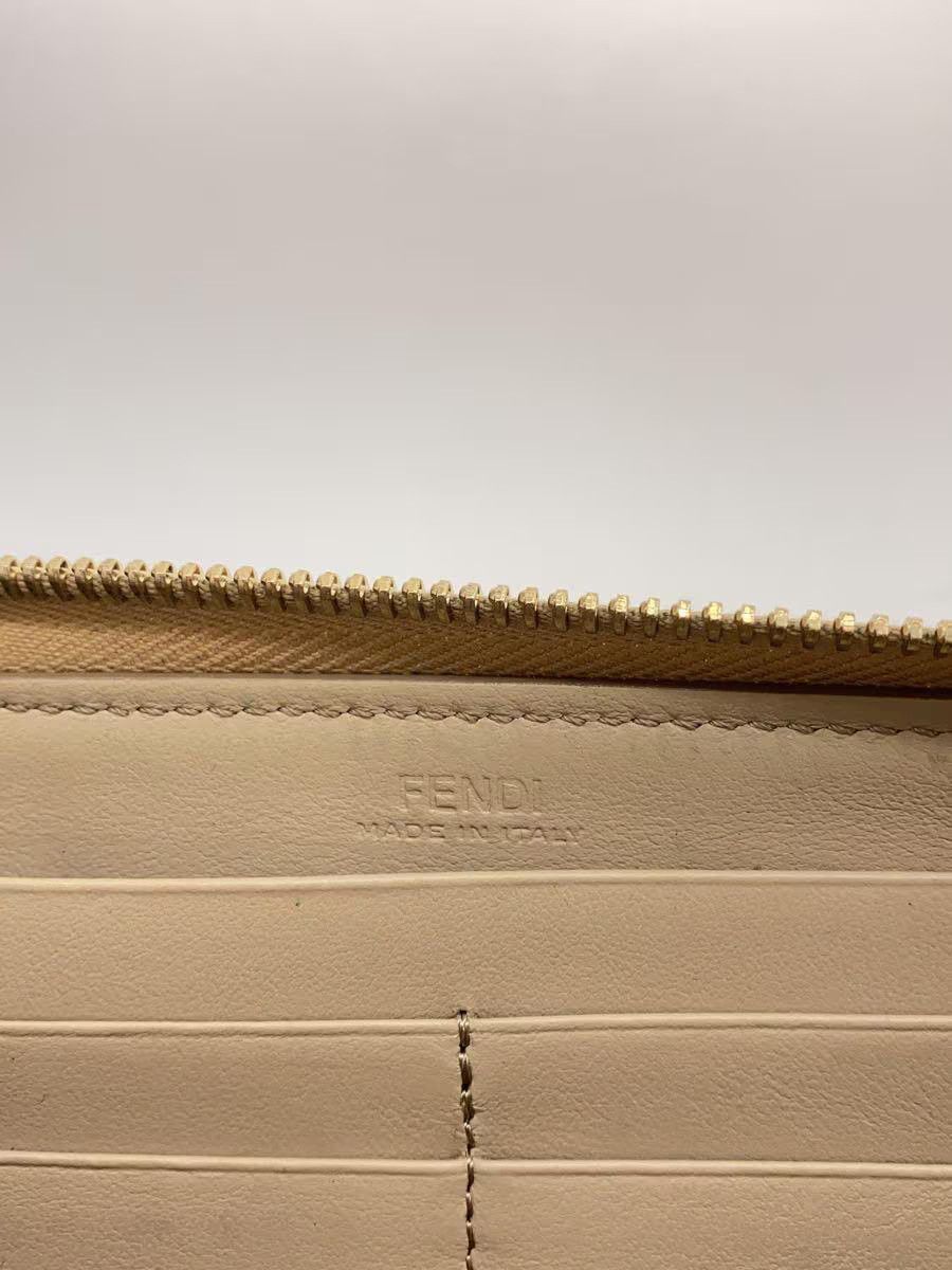 Fendi Fendi Leather Long Wallet Beige Size ONE SIZE - 3 Thumbnail
