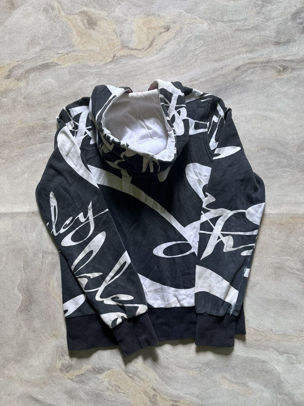 Oakley Vintage oakley zipper hoodie ALL OVER PRONT Size US S / EU 44-46 / 1 - 2 Thumbnail