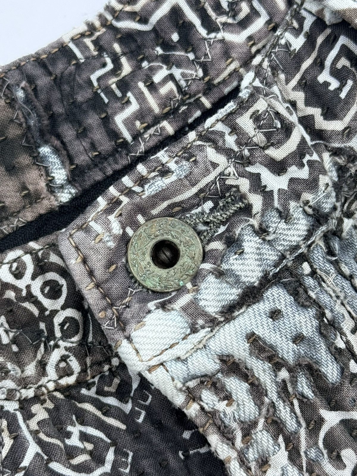 Proleta Re Art 1/1 HAND MADE SNOW LEOPARD CARPENTER PANTS Size US 34 / EU 50 - 6 Thumbnail