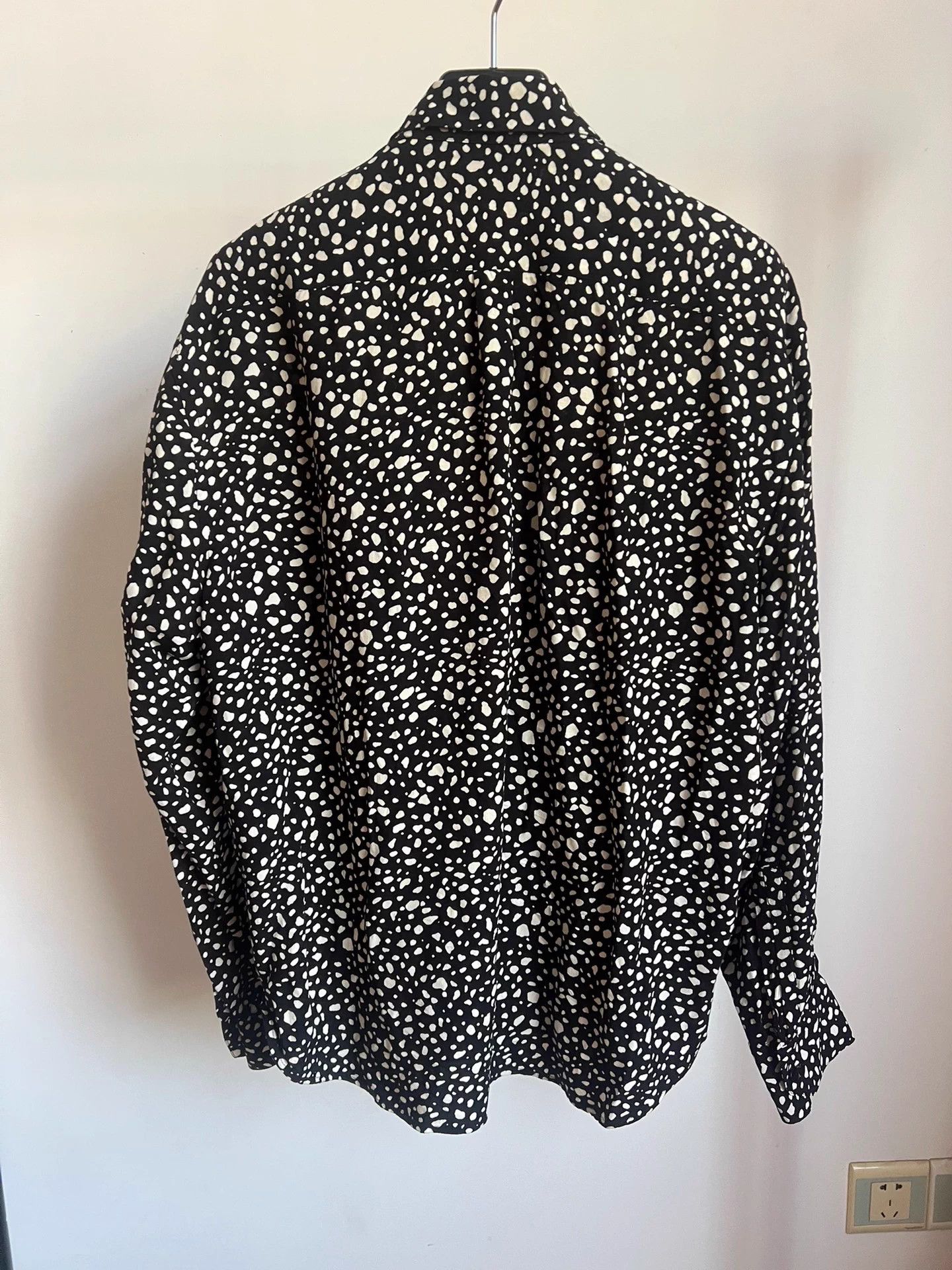 Saint Laurent Paris Saint Laurent SLP20SS Leopard Print Polka Dot Shirt Size US L / EU 52-54 / 3 - 2 Thumbnail